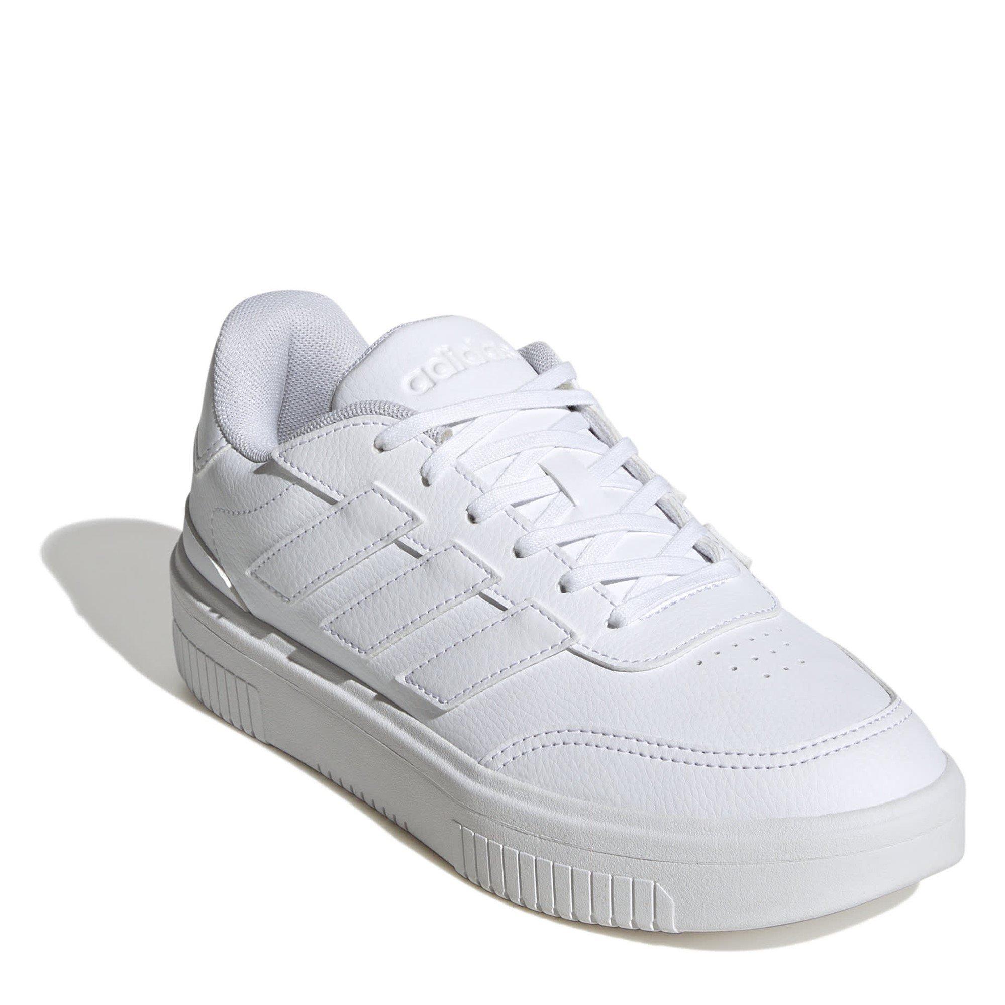 Triple White - adidas - Courtblock Trainers - 3