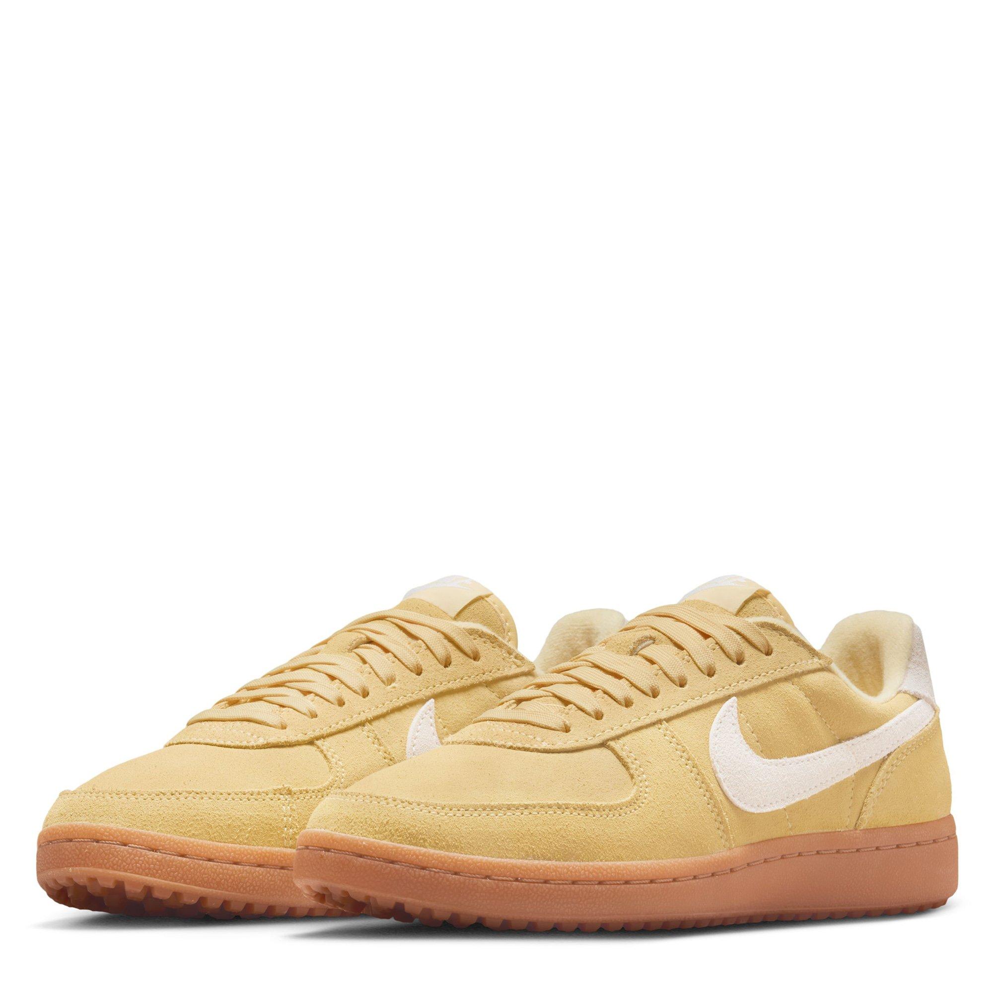 Yellow/Brown - Nike - Field General Womens Sneakers - 5