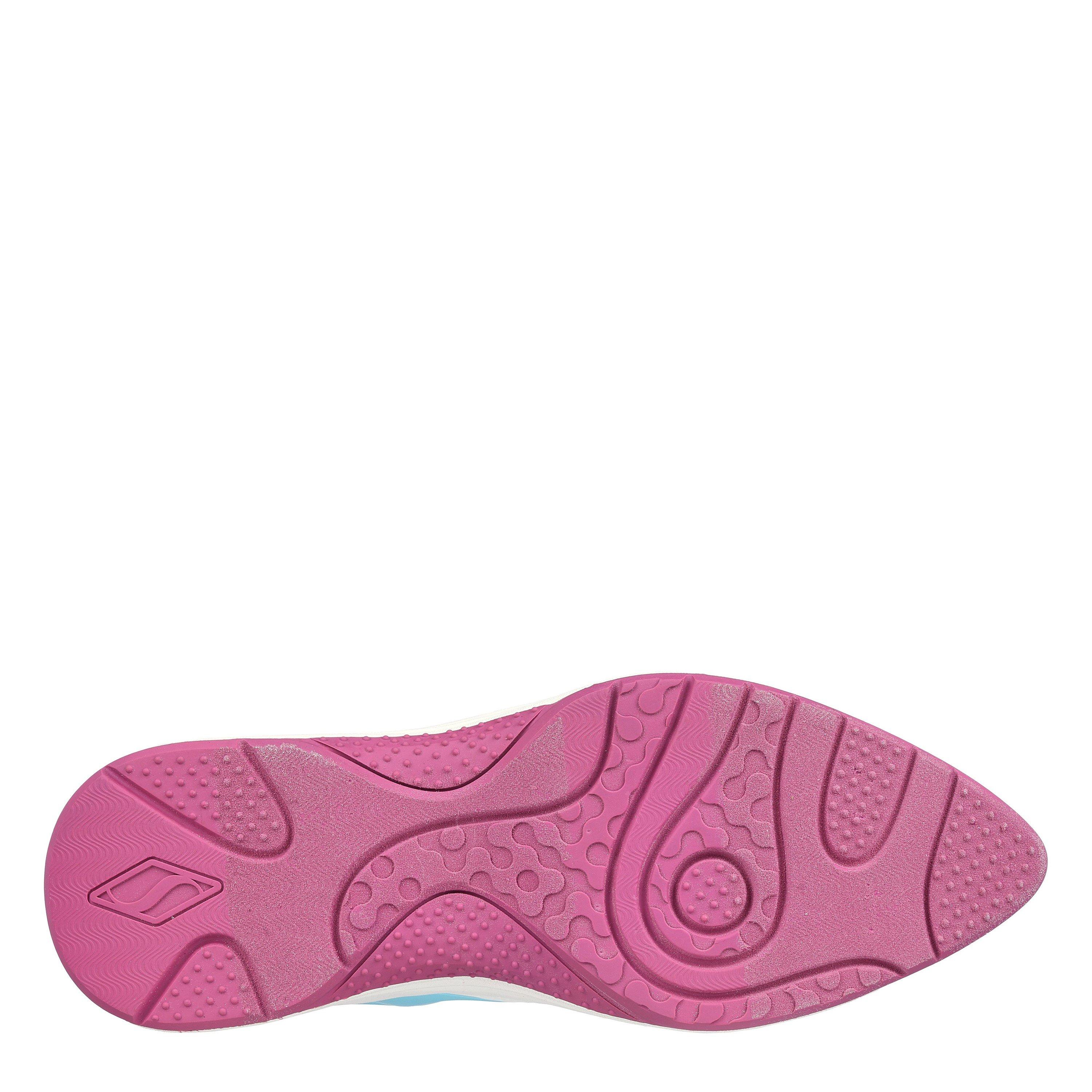 Branco/Multi - Skechers - Glossed Hot Melt Embossed Neoprene Low-Top Trainers Womens - 4