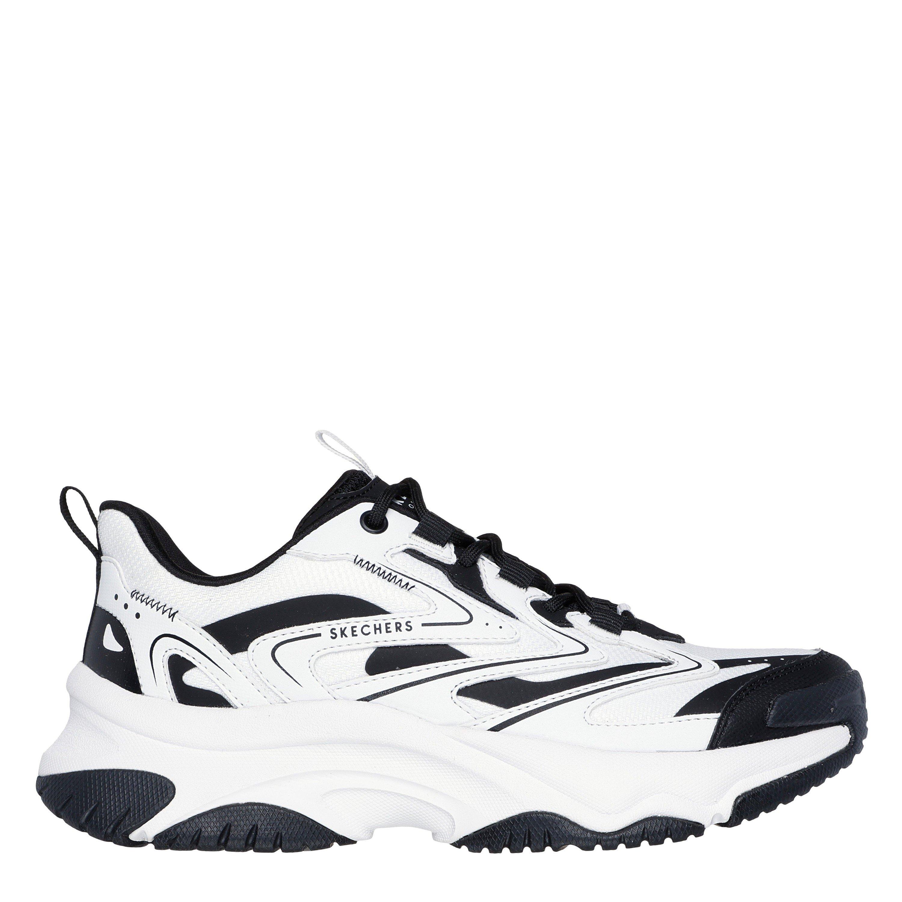 White/Black - Skechers - Women's Moonhiker Casual Low-Top Trainers - 1