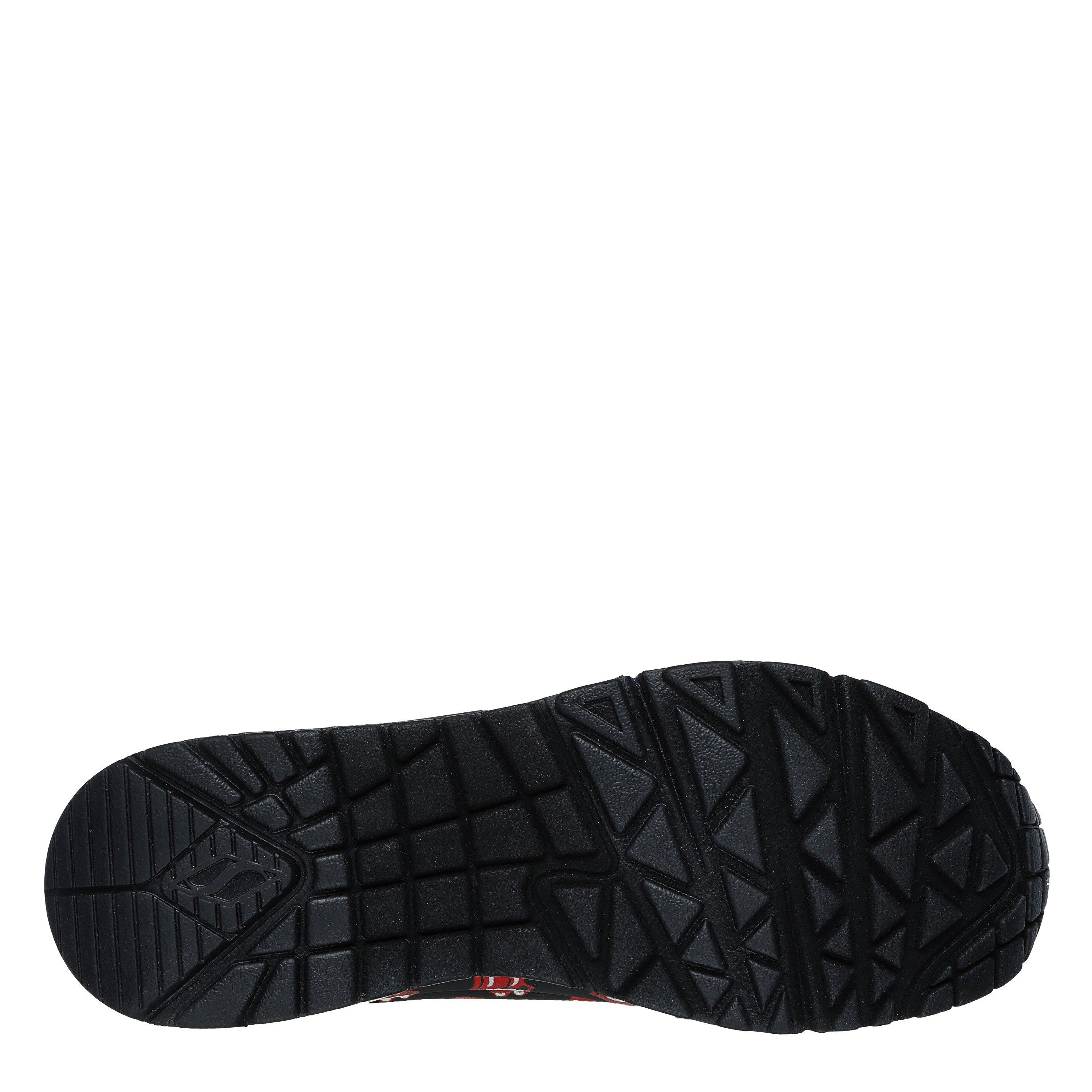 Schwarz/Rot - Skechers - Rolling Stones Repeat Lick Lyric La Low-Top Trainers Womens - 4