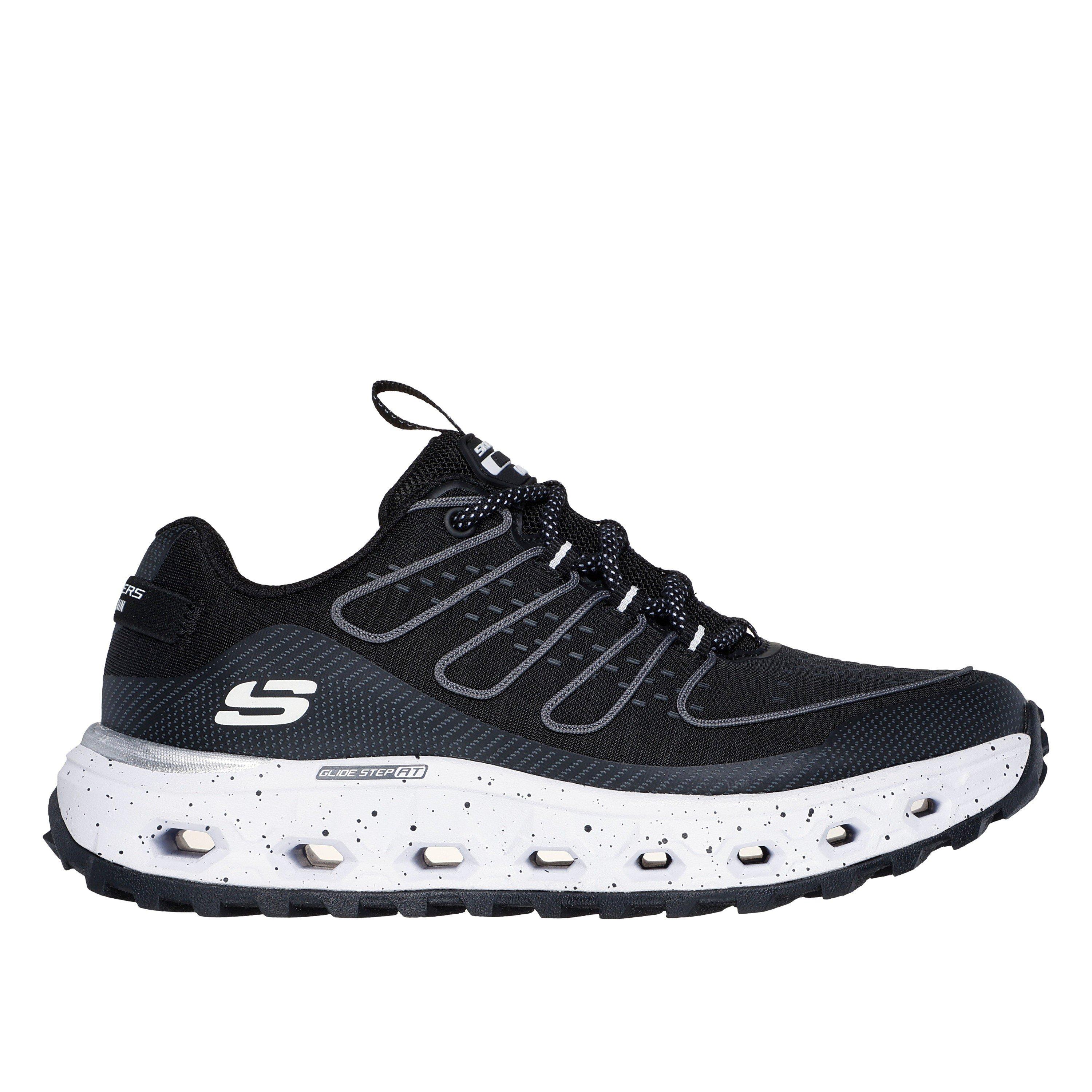 Black/White - Skechers - Glide-Step At Slip On Trainers Womens - 1