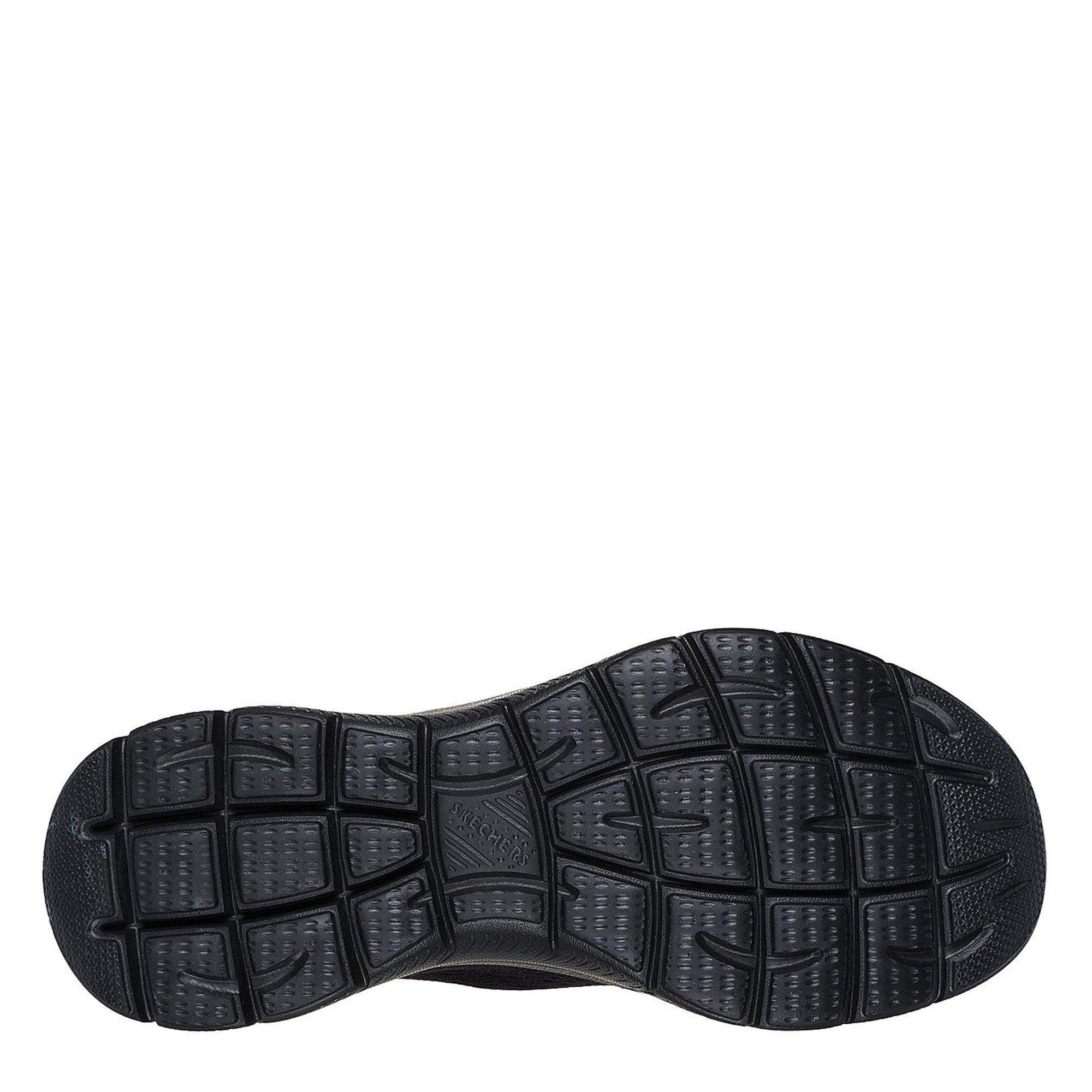 Caballero Negro/Tiempo de Acero - Skechers - In Summit Slip On Runners - 4