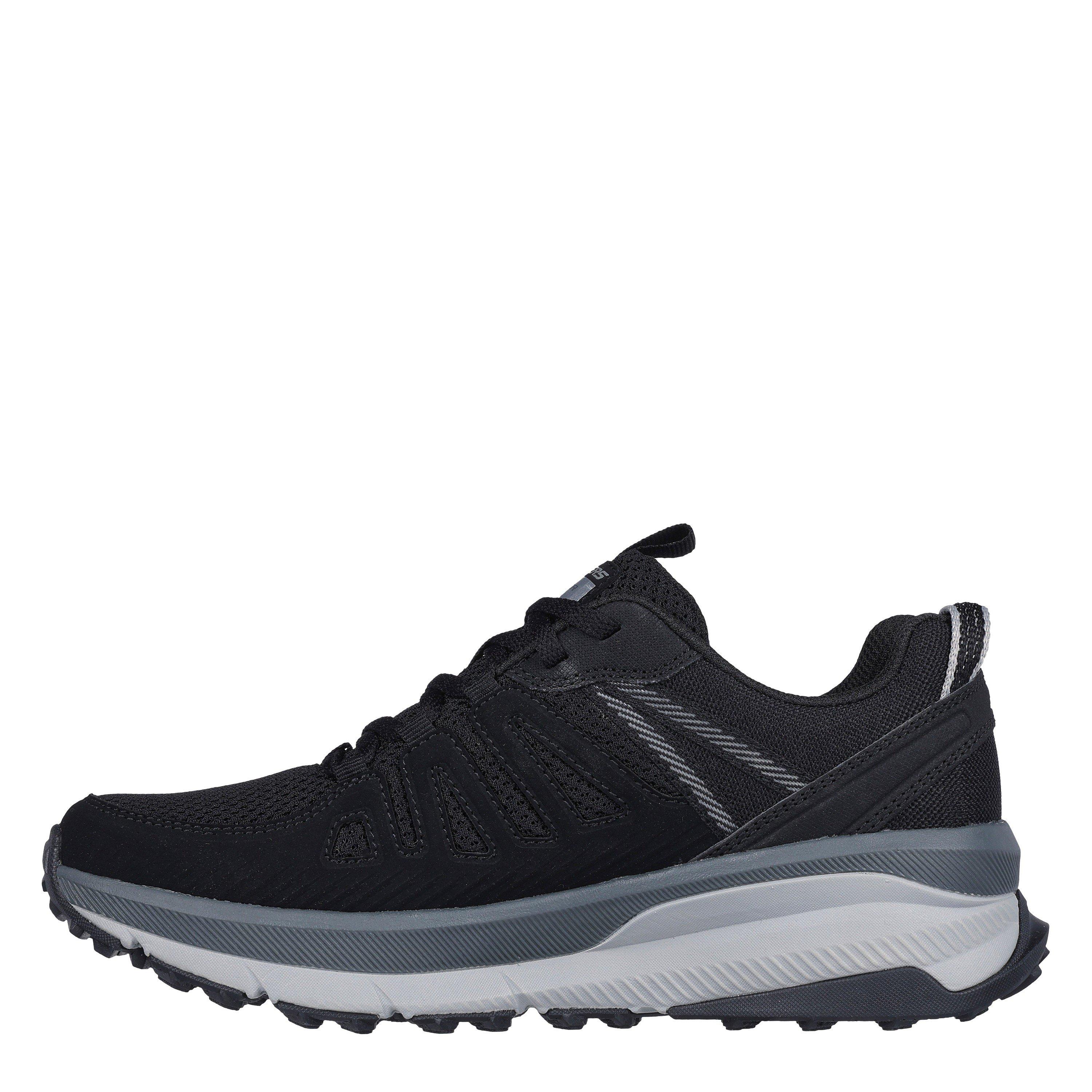 Schwarz/Kohle - Skechers - Women's Mesh Quarter Overlay Low Top Slip On Trainers - 2
