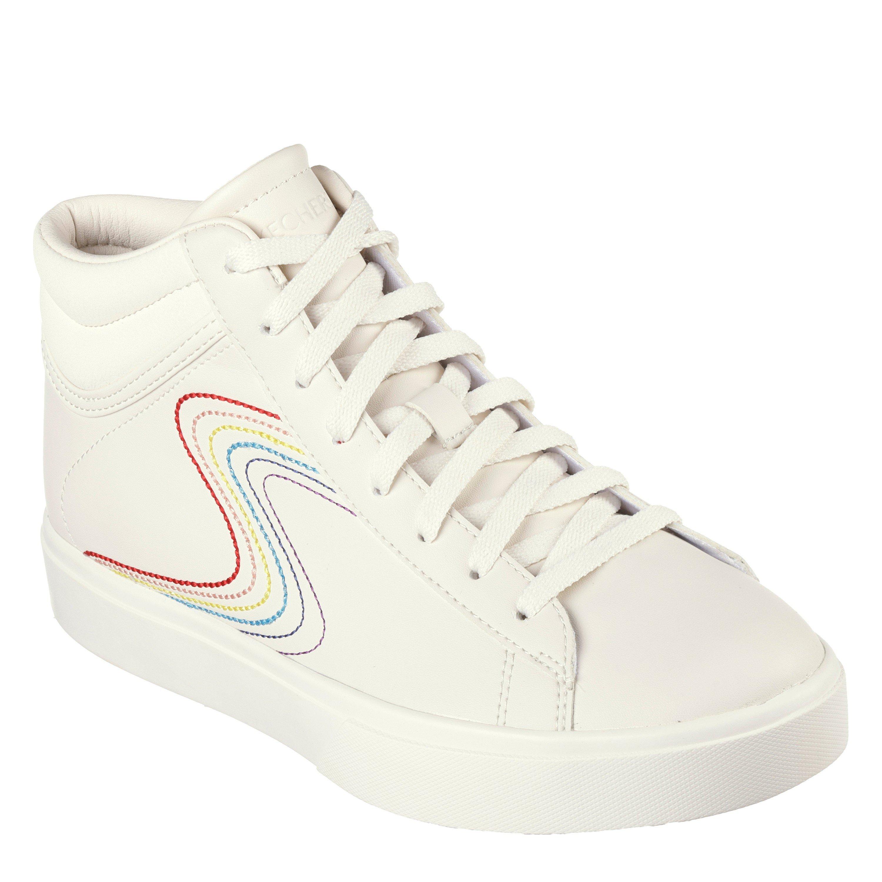 Natural/Multi - Skechers - Women's Edenlx Classic Low-Top Trainers - 4