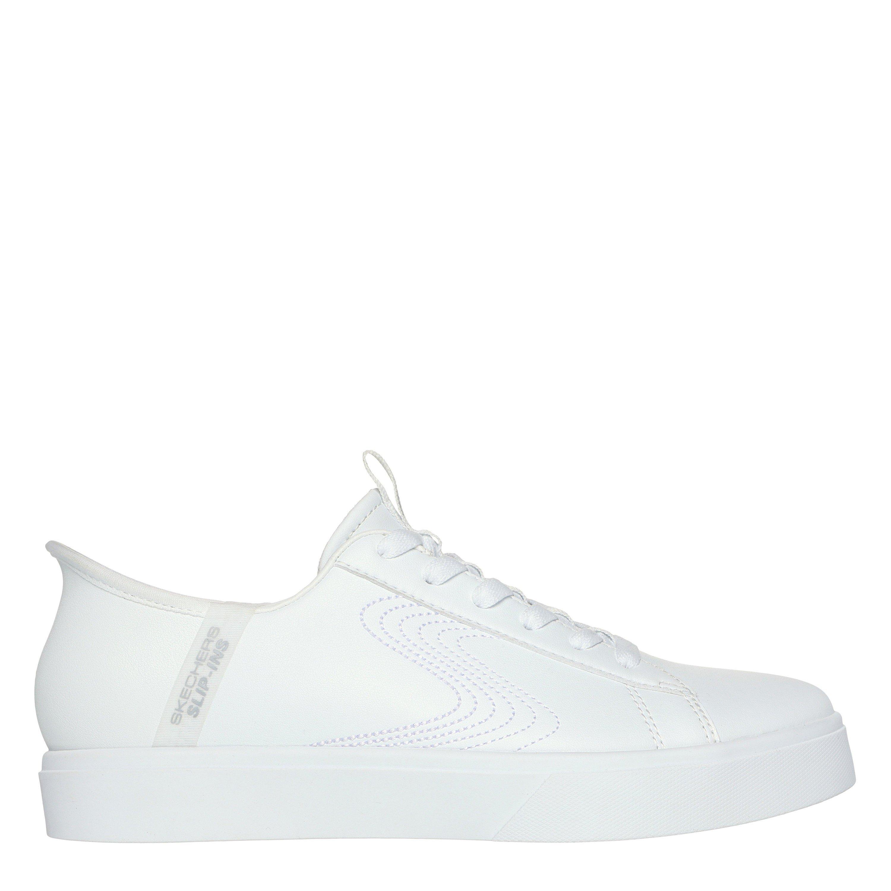 Skechers Women's Classic Low-Top Trainers - White - 4 (37)