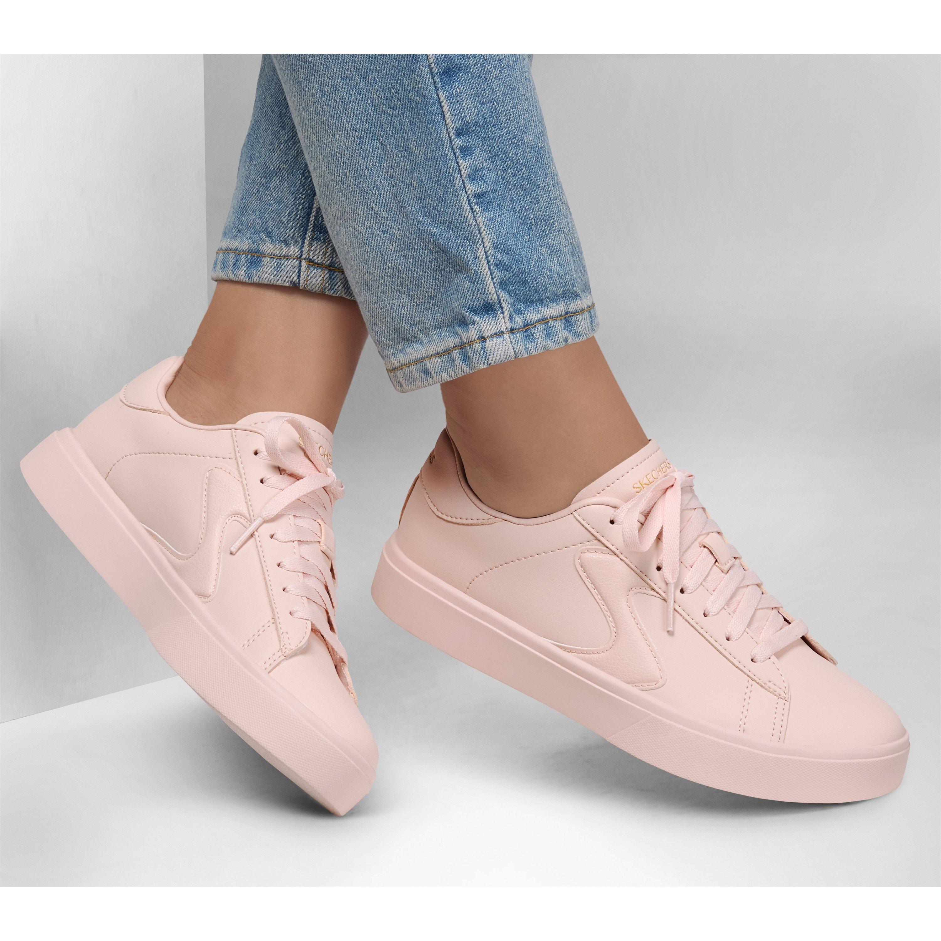 Rose - Skechers - Eden Lx - Soft Shades Low-Top Trainers Womens - 3