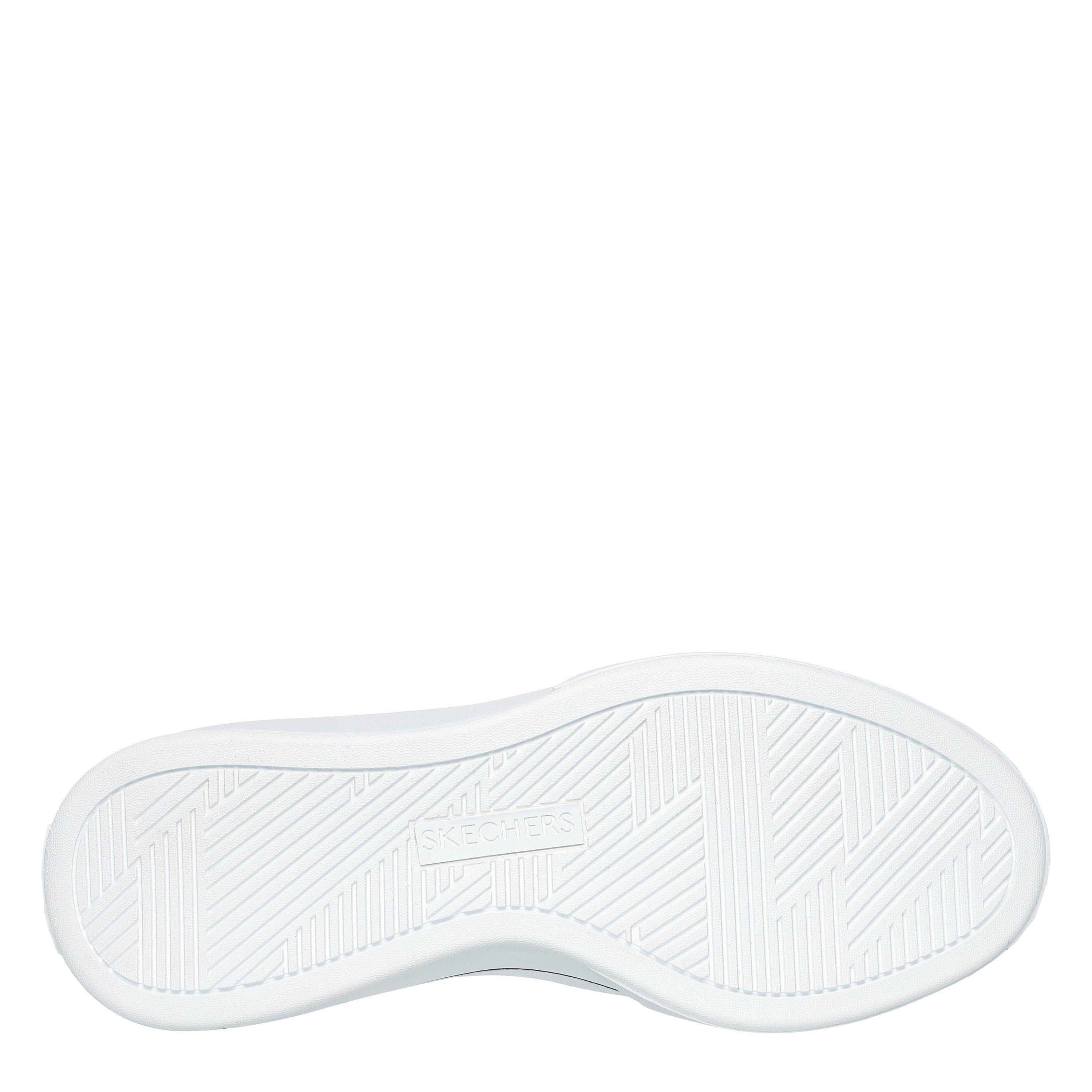 Noir/Blanc - Skechers - Canvas Mid Top Lace-Up W Air-Cooled Low-Top Trainers Womens - 4