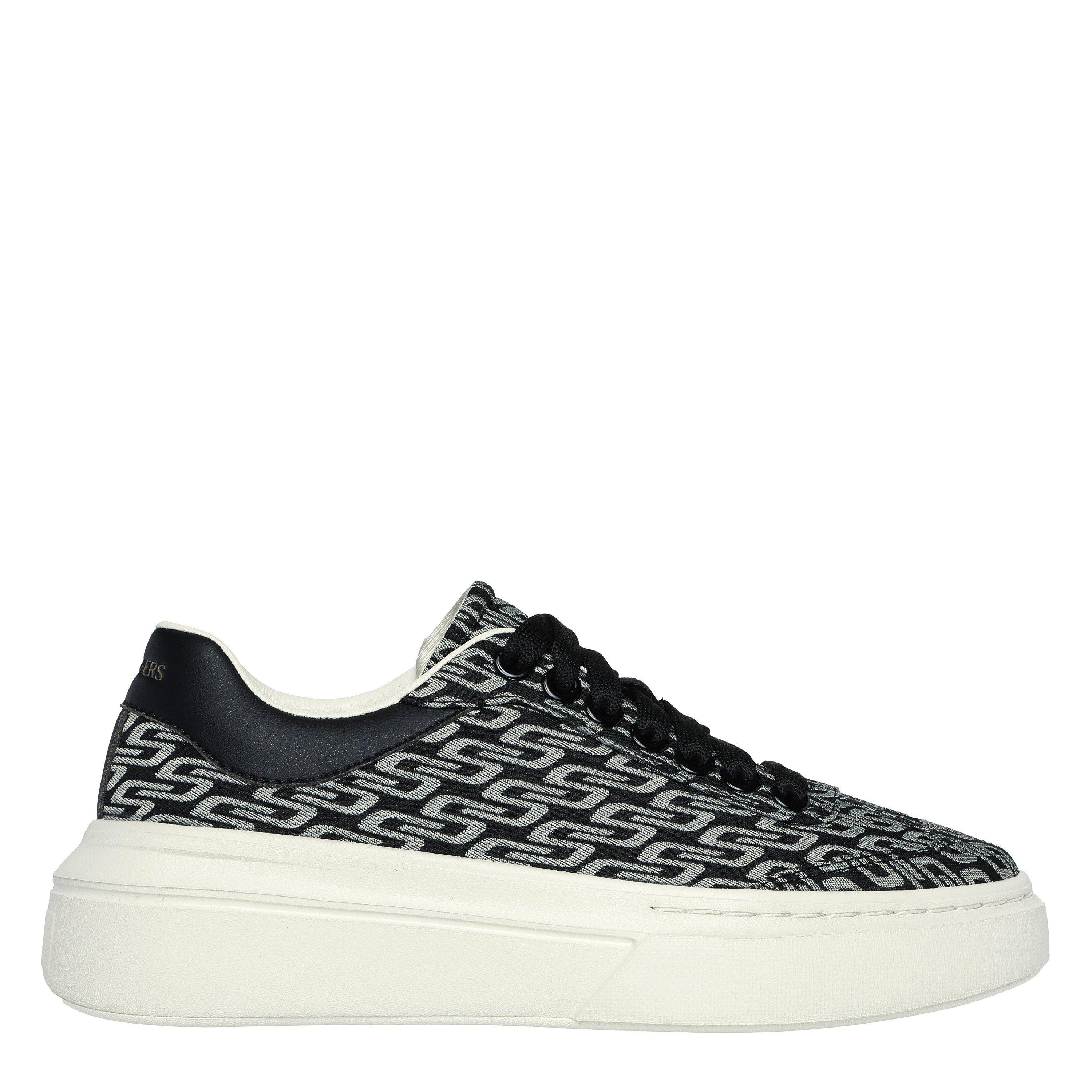 Skechers Women's Cordova Classic Low-Top Trainers - Black/Natural - 4.5 (37.5)