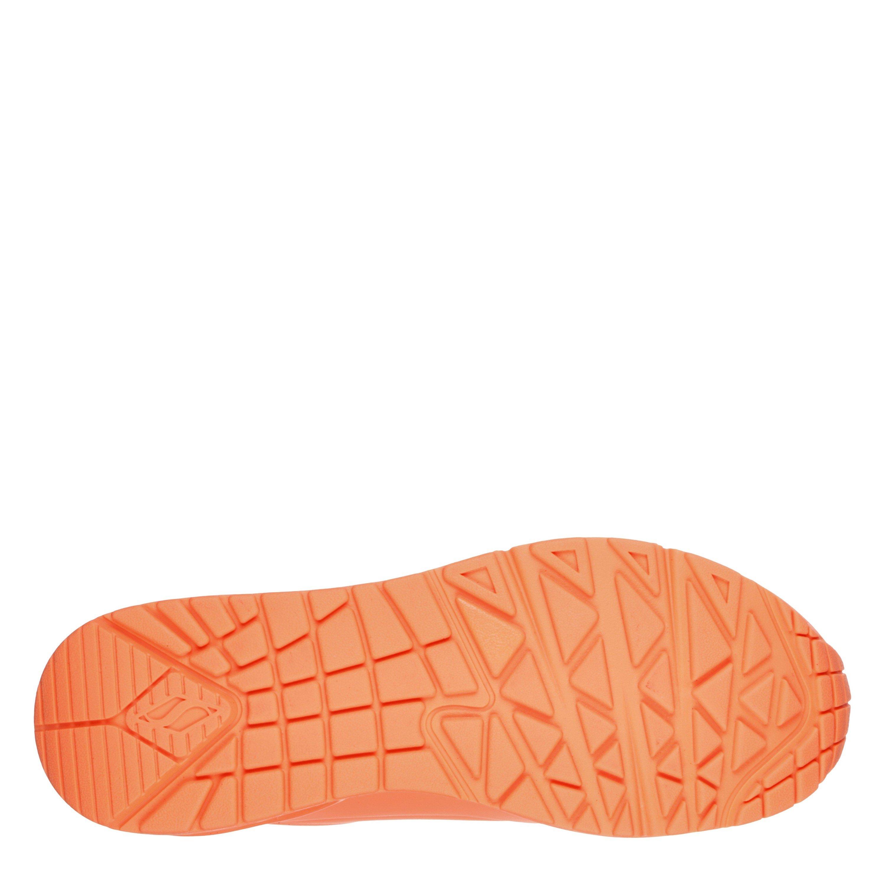 Laranja - Skechers - Women's Durabuck Lace Up Classic Low-Top Trainers - 6