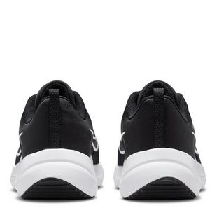 Blk/Wht/Platin - Nike - Downshifter 12 Womens Shoes - 4