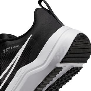 Blk/Wht/Platin - Nike - Downshifter 12 Womens Shoes - 8