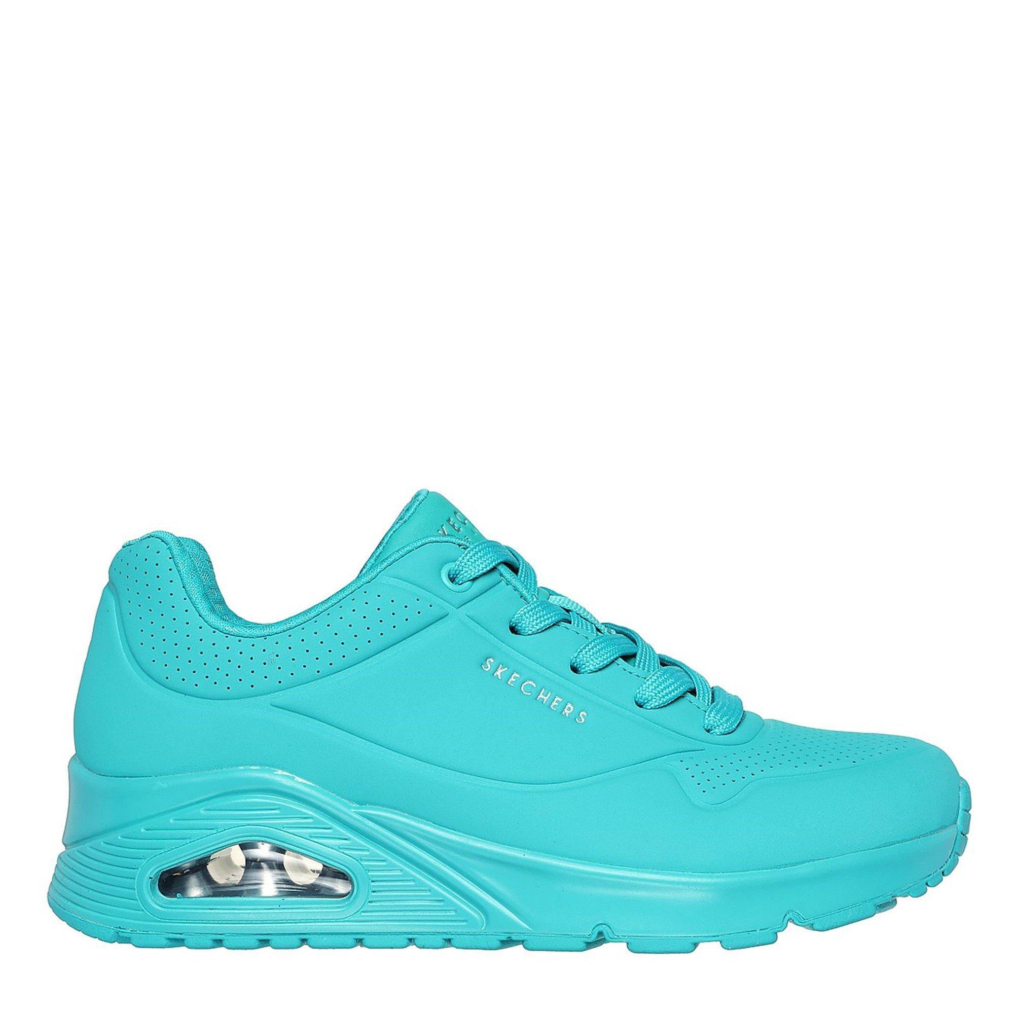 Turquoise - Skechers - Uno Ld99 - 4