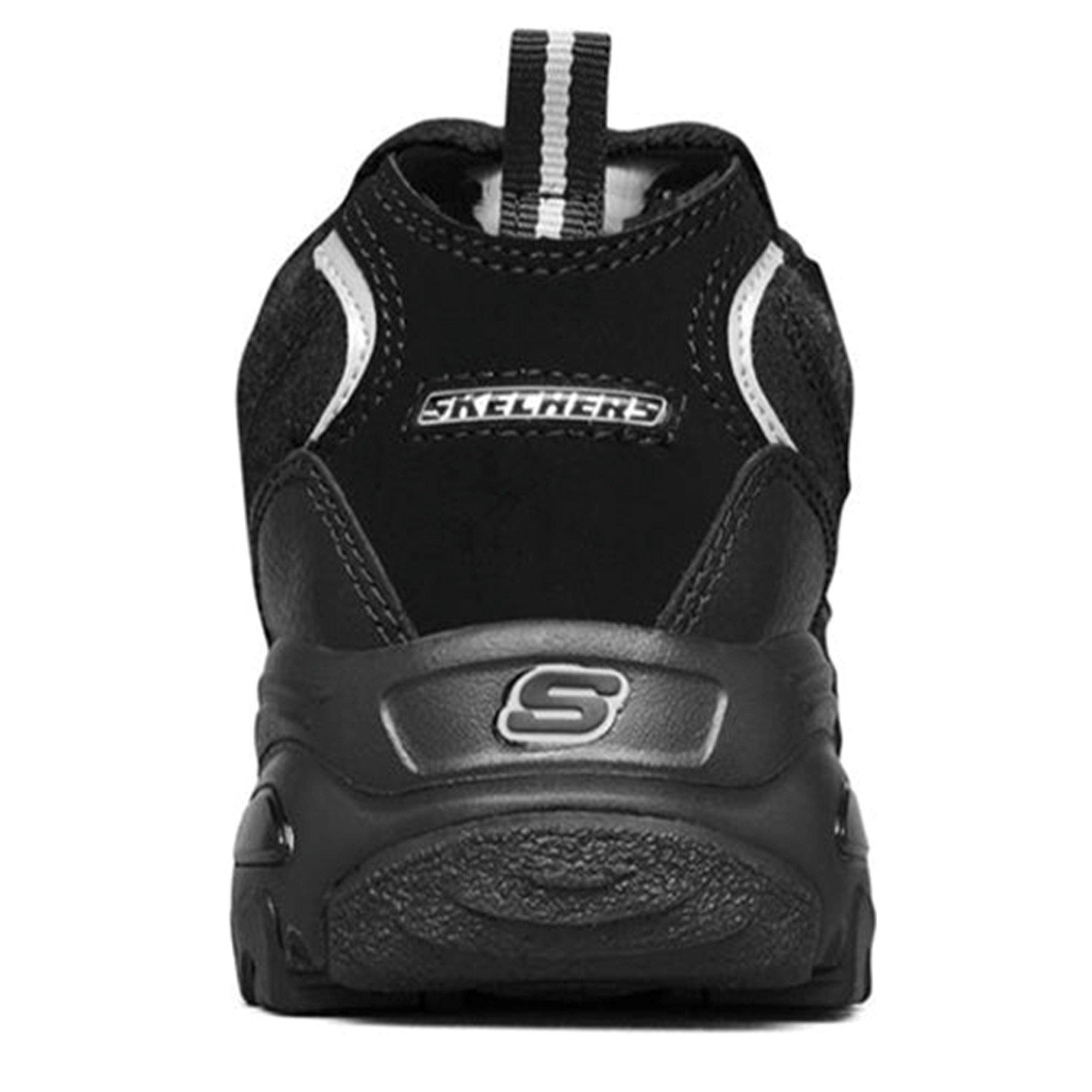 Black/Black - Skechers - Women's Classic Low-Top Trainers - 5