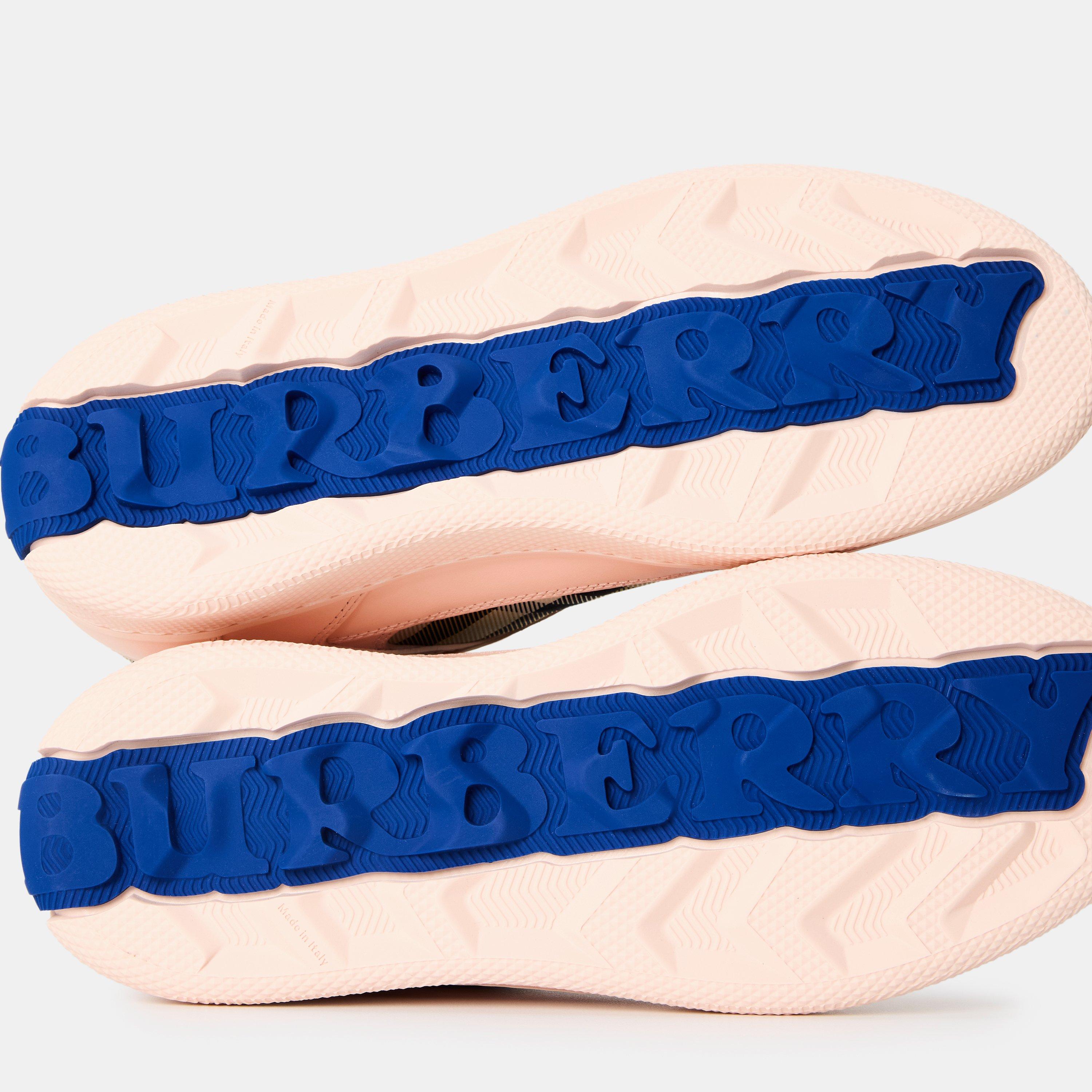 Flora Snd Check - Burberry - Terrace Trainers - 4