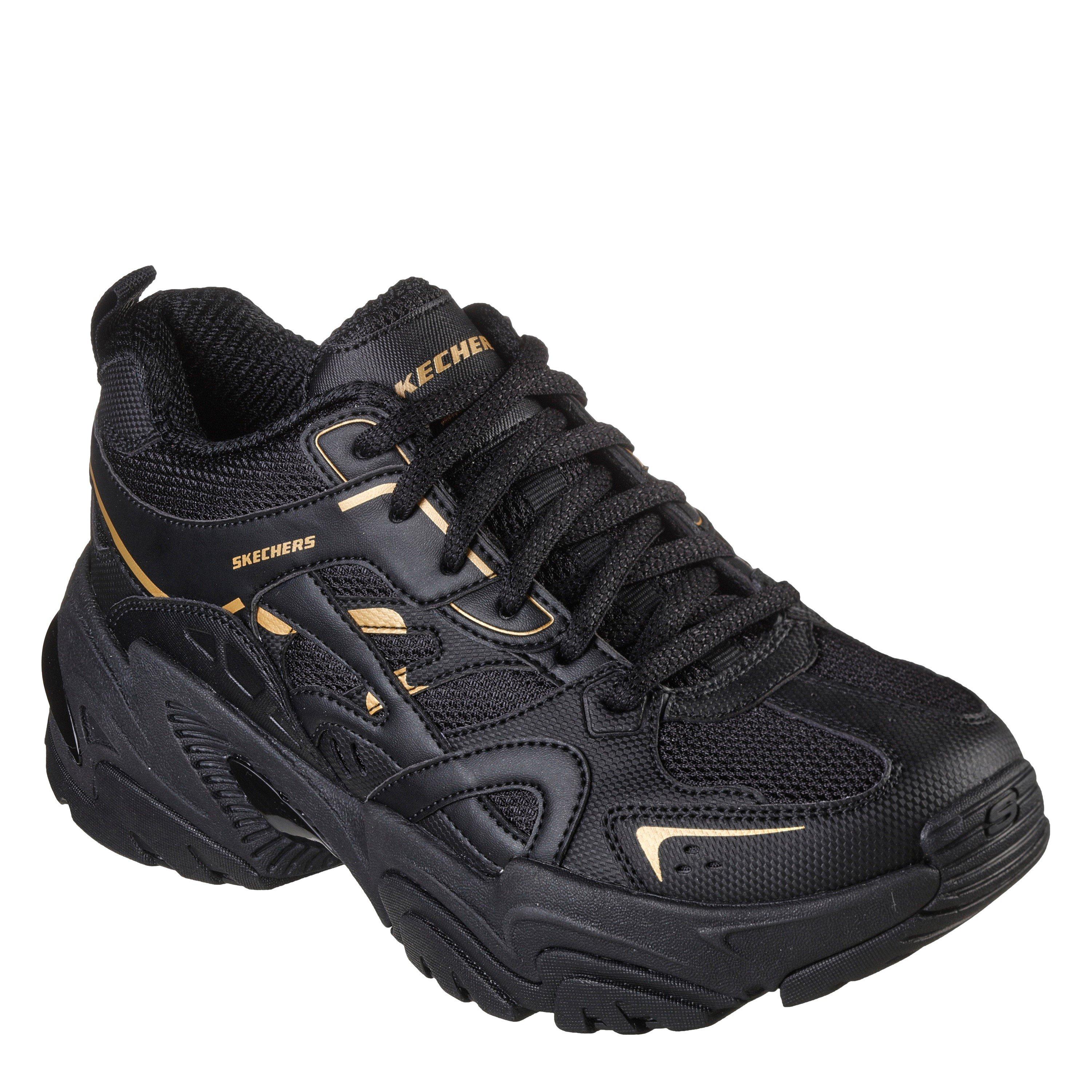 Black/Black - Skechers - Women's Staminav2 Casual Low-Top Trainers