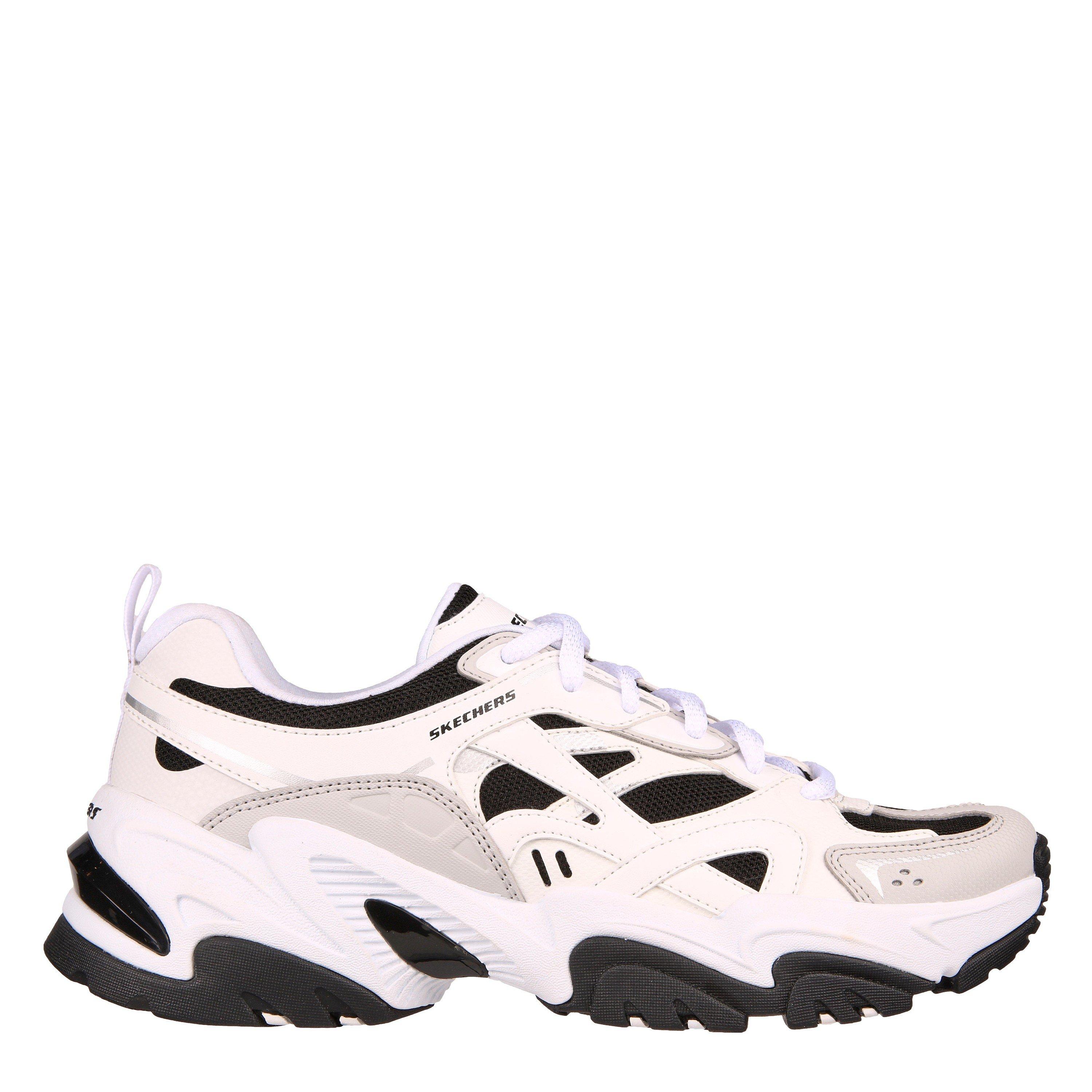 White/Black - Skechers - Women's Staminav2 Classic Low-Top Trainers - 1