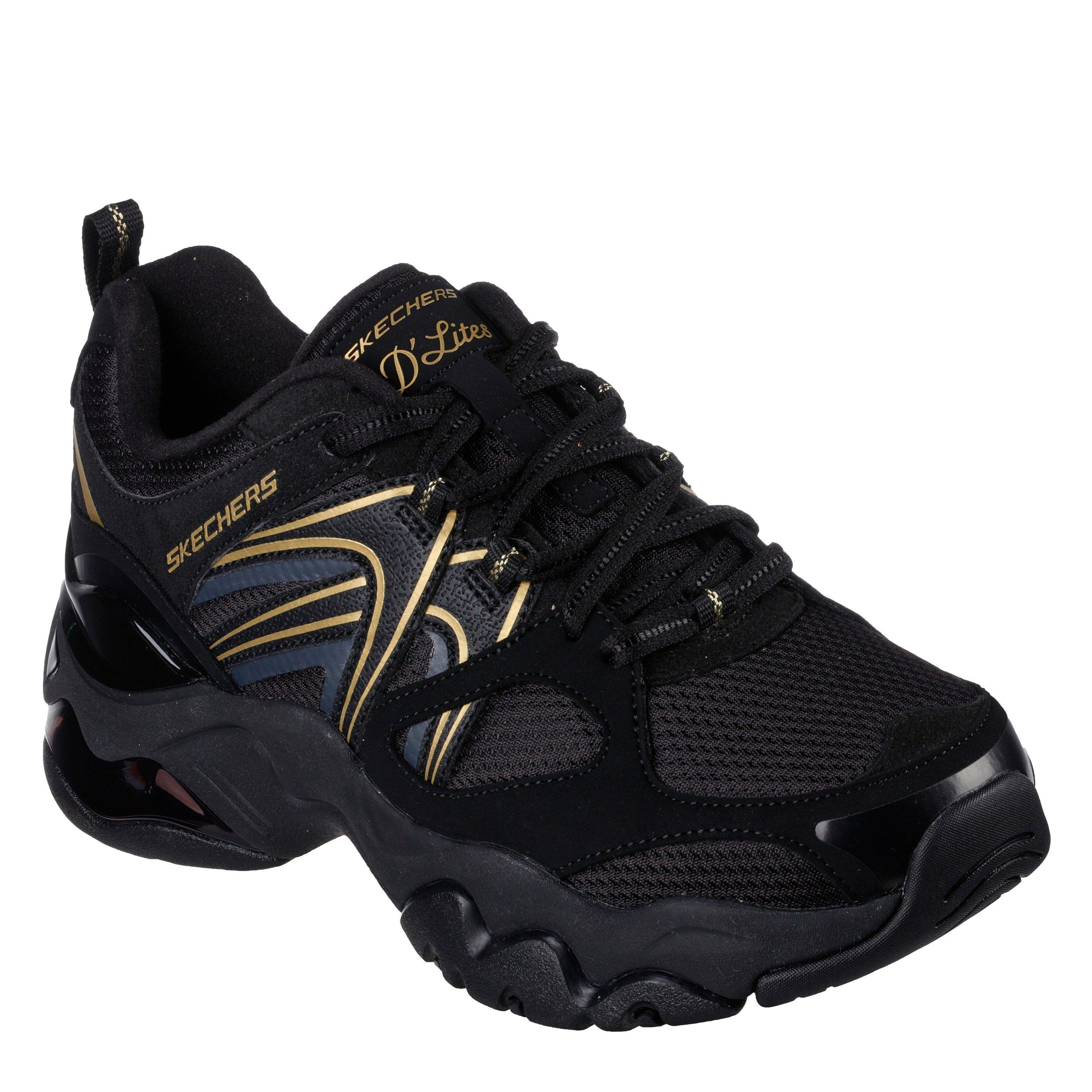 Black/Black - Skechers - Women's Chunky Trainers - 3