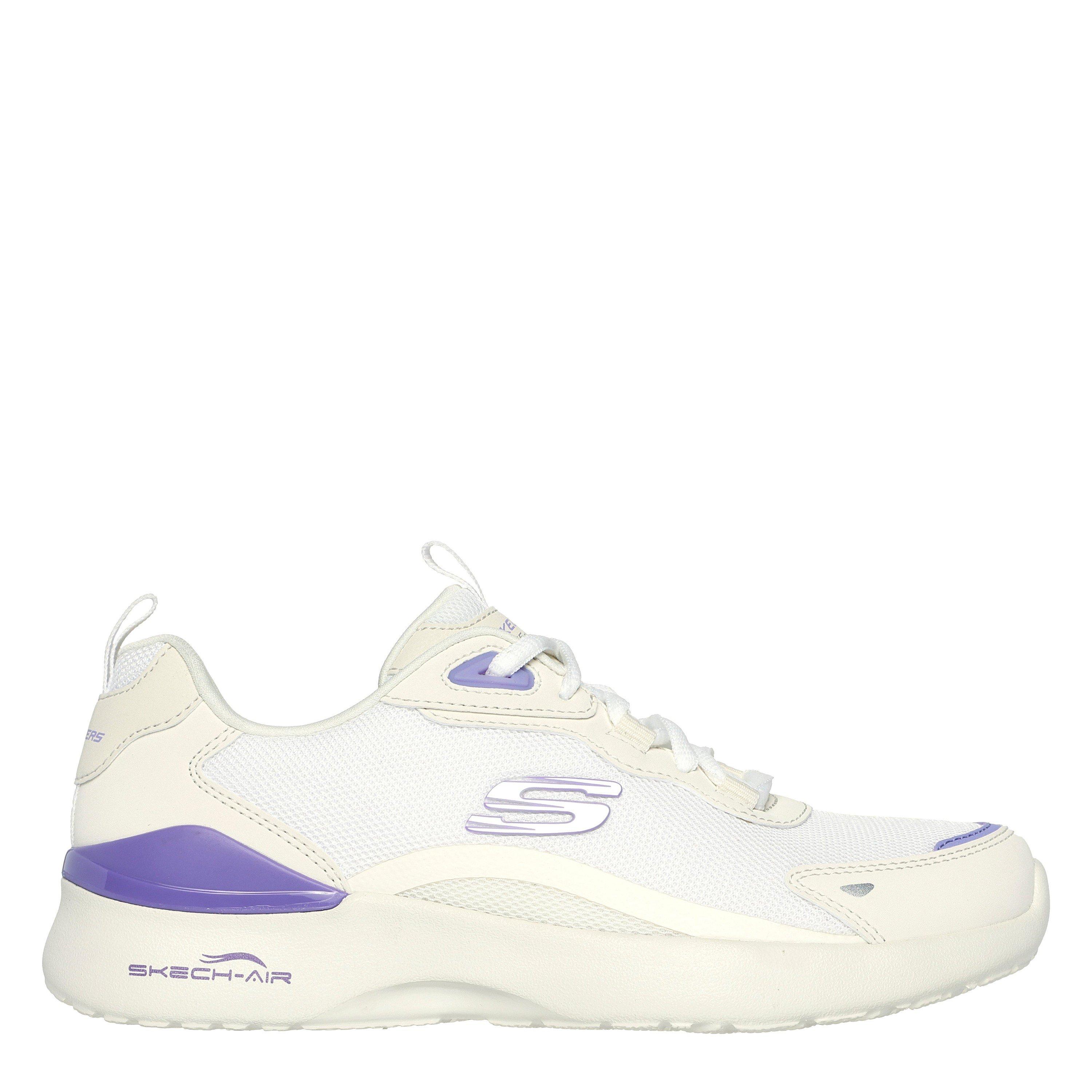 Natural/Purple - Skechers - Women's Casual Low-Top Trainers - 1
