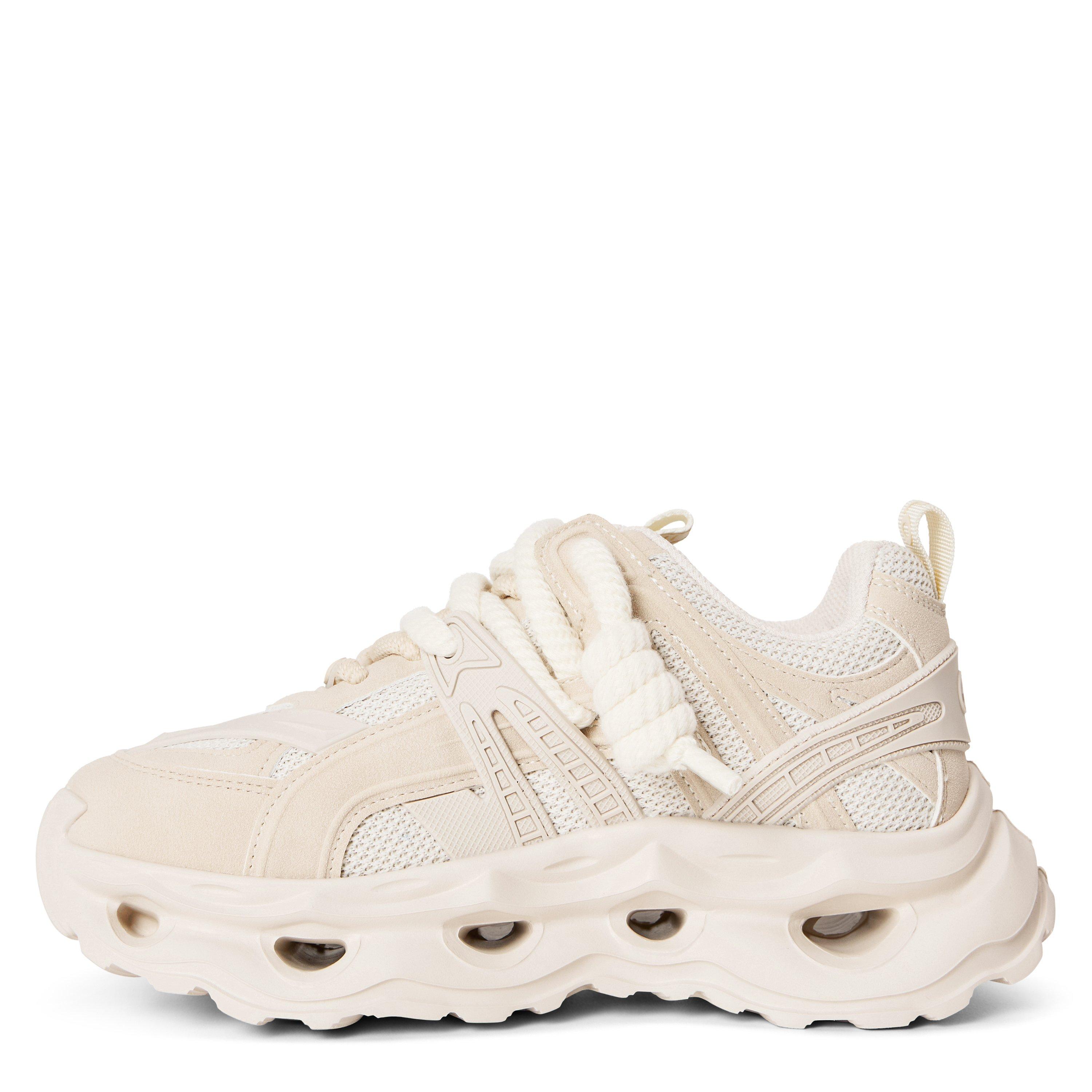 Cream - Buffalo - Women's Malaga Lace Chunky Trainers - 2