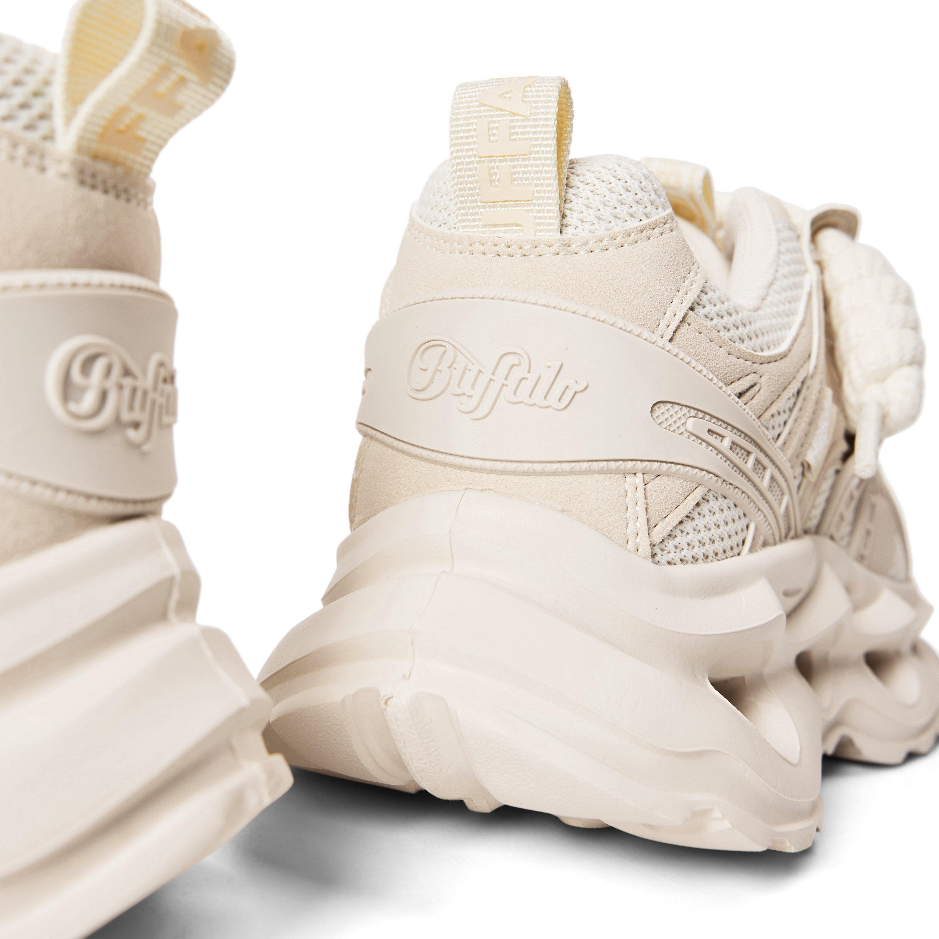 Cream - Buffalo - Women's Malaga Lace Chunky Trainers - 3