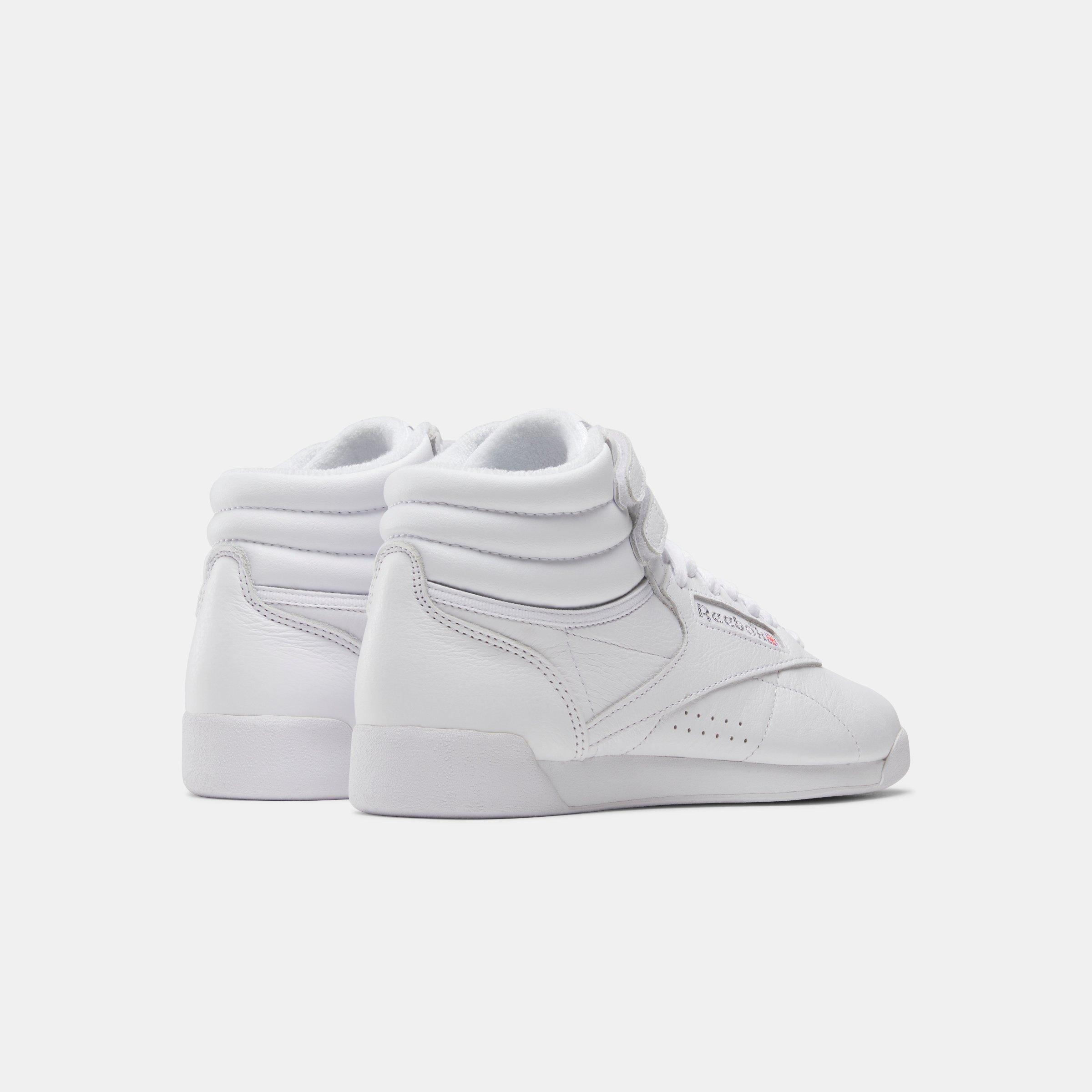 Triple White - Reebok - Women's FreeStyle HI High-Top Trainers - 2