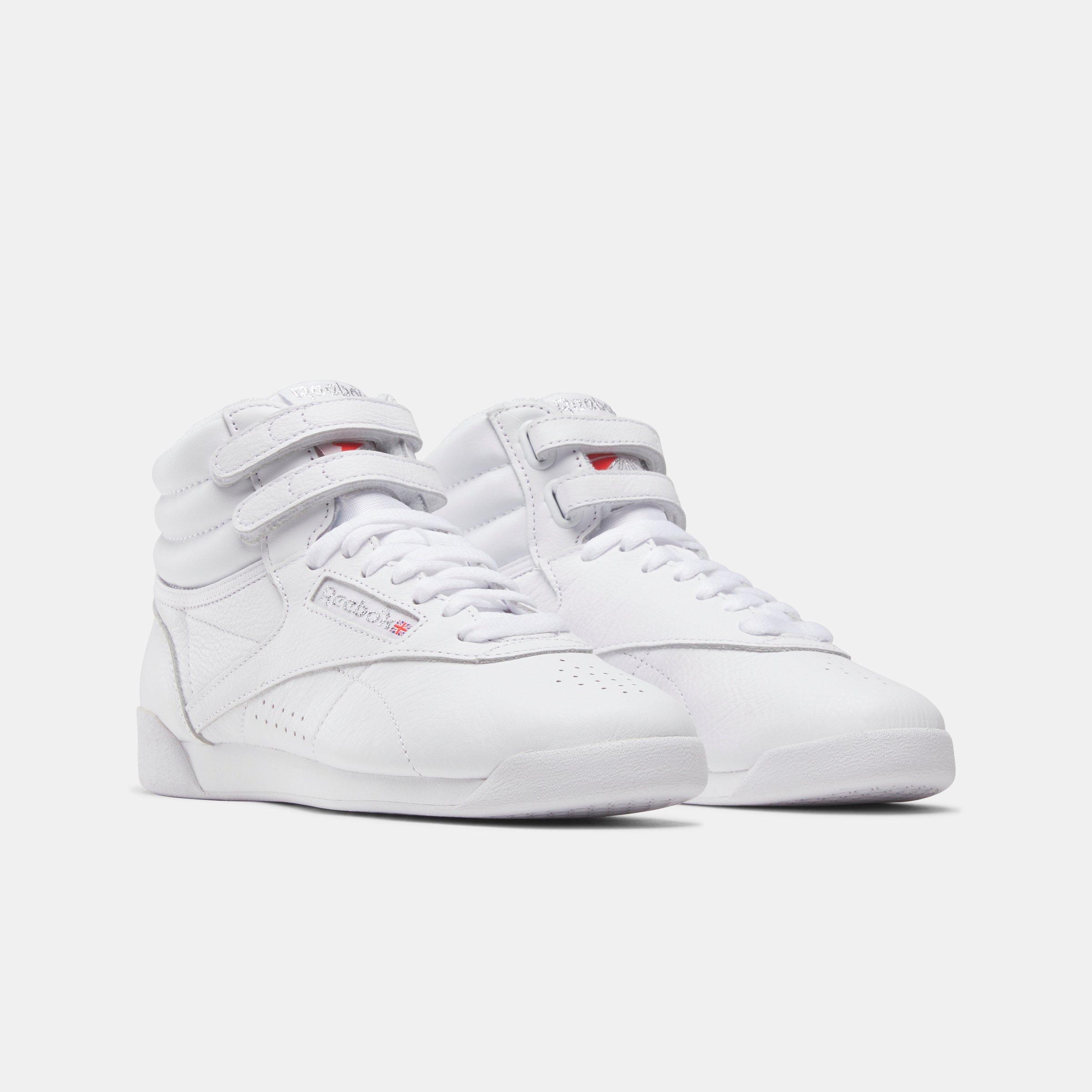 Triple White - Reebok - Women's FreeStyle HI High-Top Trainers - 3
