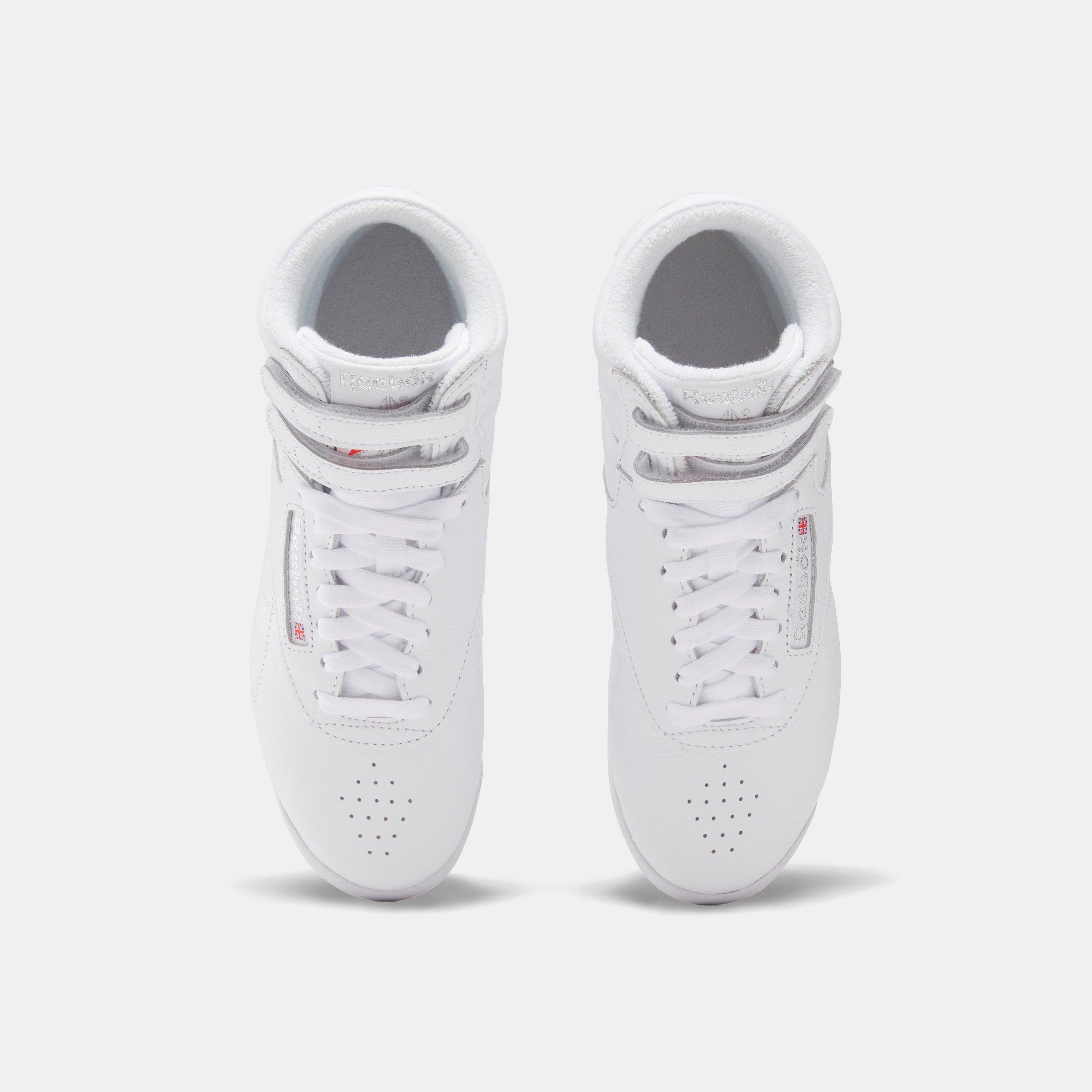 Triple White - Reebok - Women's FreeStyle HI High-Top Trainers - 6