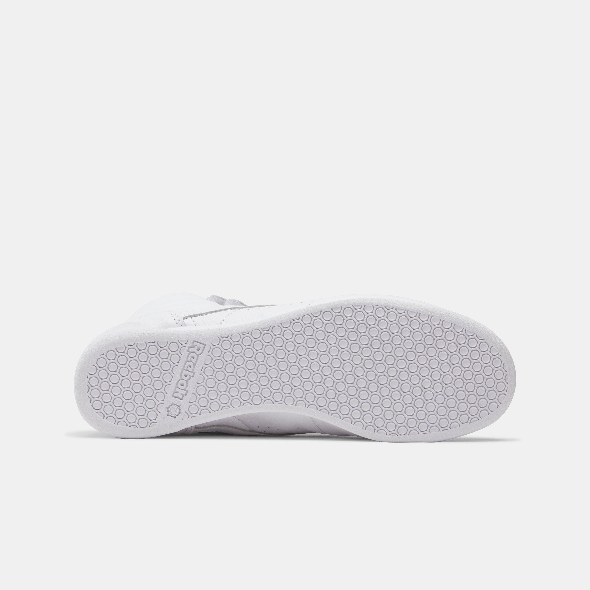 Triple White - Reebok - Women's FreeStyle HI High-Top Trainers - 7