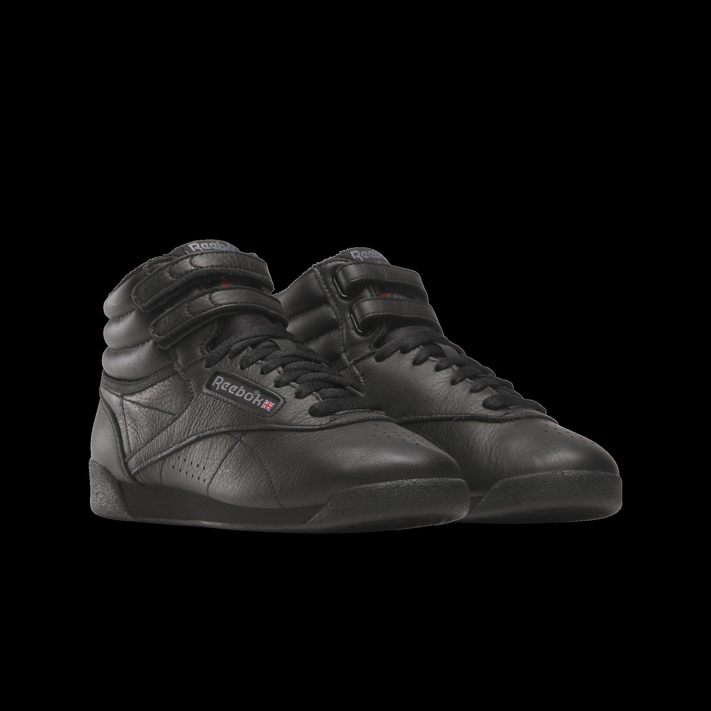 Triple Black - Reebok - Women's FreeStyle HI High-Top Trainers - 5