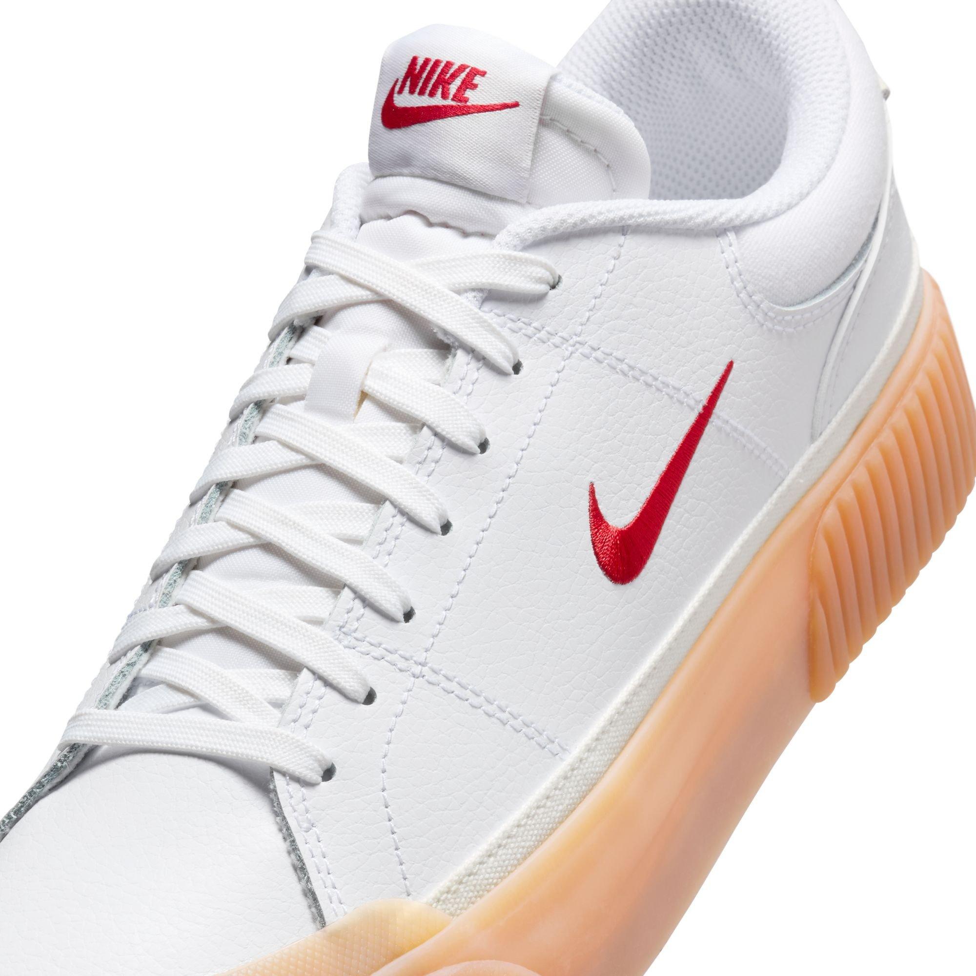 White/Red - Nike - Court Legacy Lift Womens Shoes - 7
