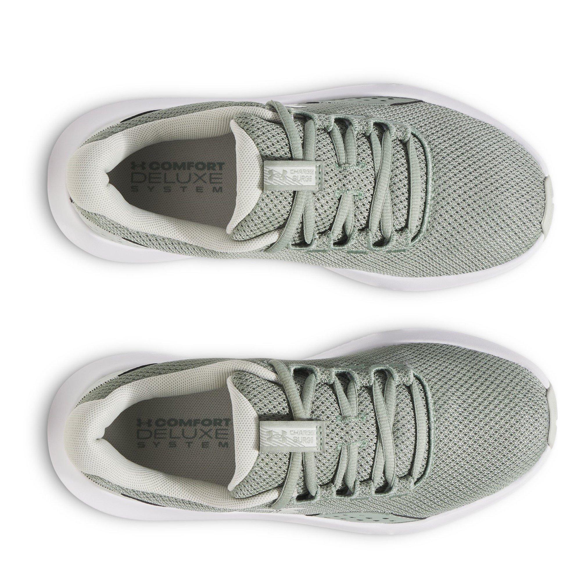 S.Green/H.Green - Under Armour - Charged Surge 4 Womens Running Shoes - 4