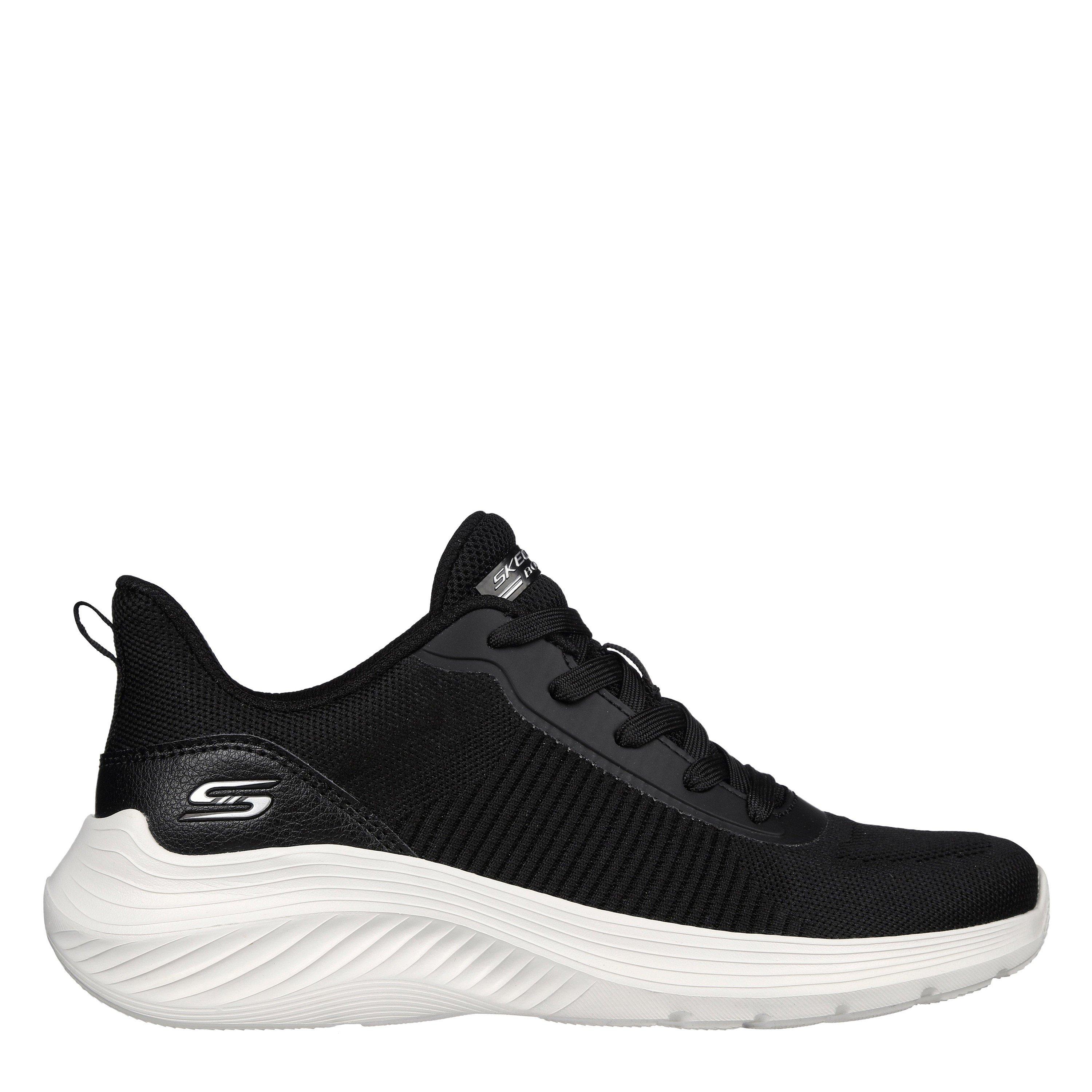 Black - Skechers - Women's Bobs Squad Waves Casual Low-Top Trainers - 1