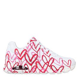 Skechers Uno Graffiti Love Heart Design Womens Trainers