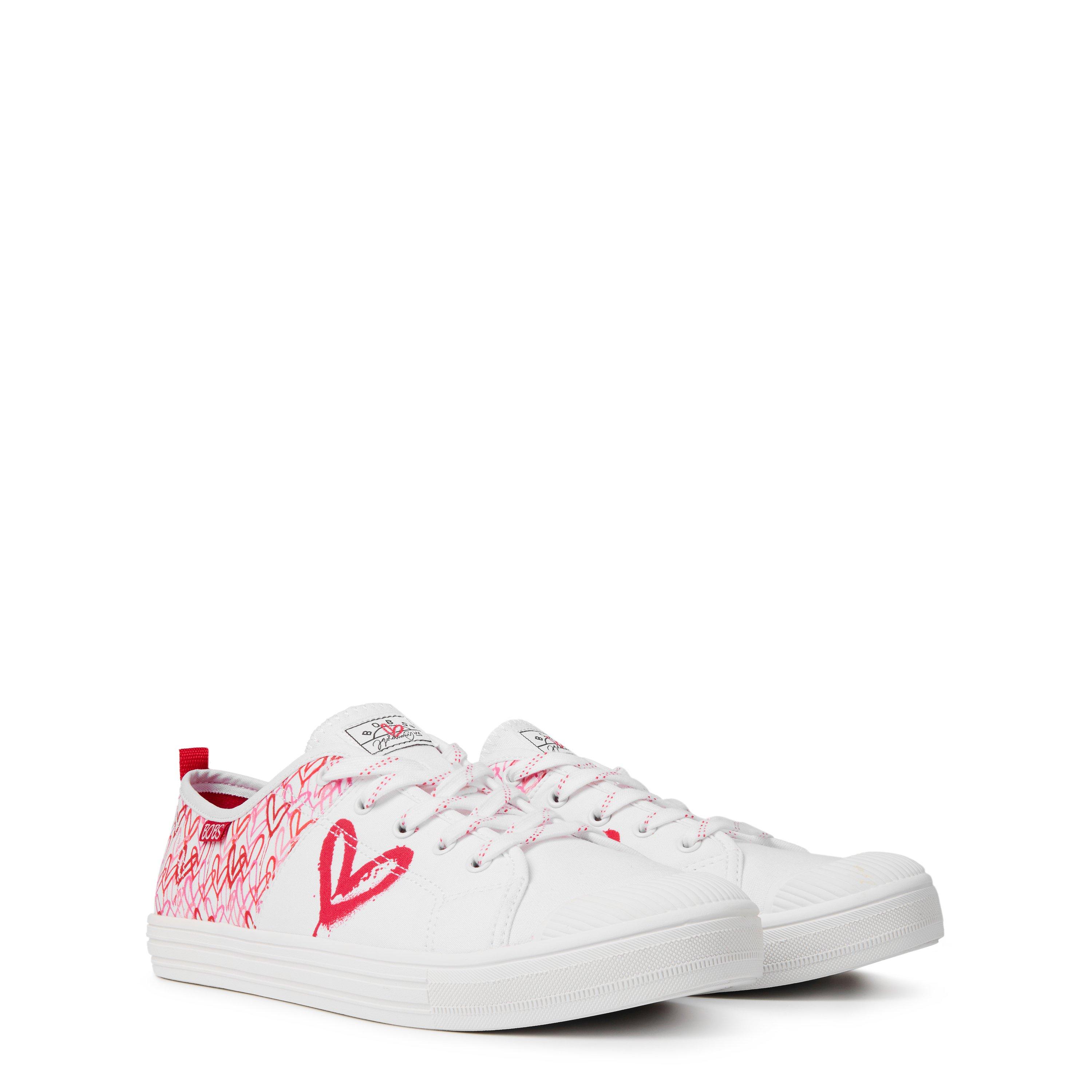 Wit - Skechers - Heart Slip On Trainers Womens - 3