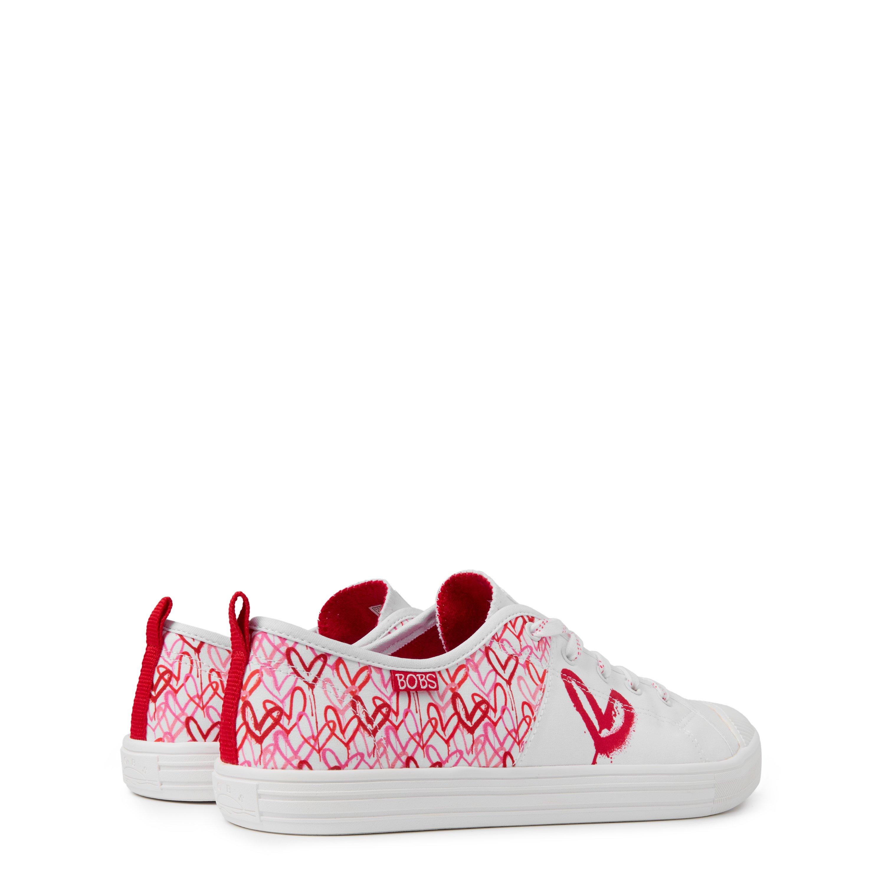 Wit - Skechers - Heart Slip On Trainers Womens - 4