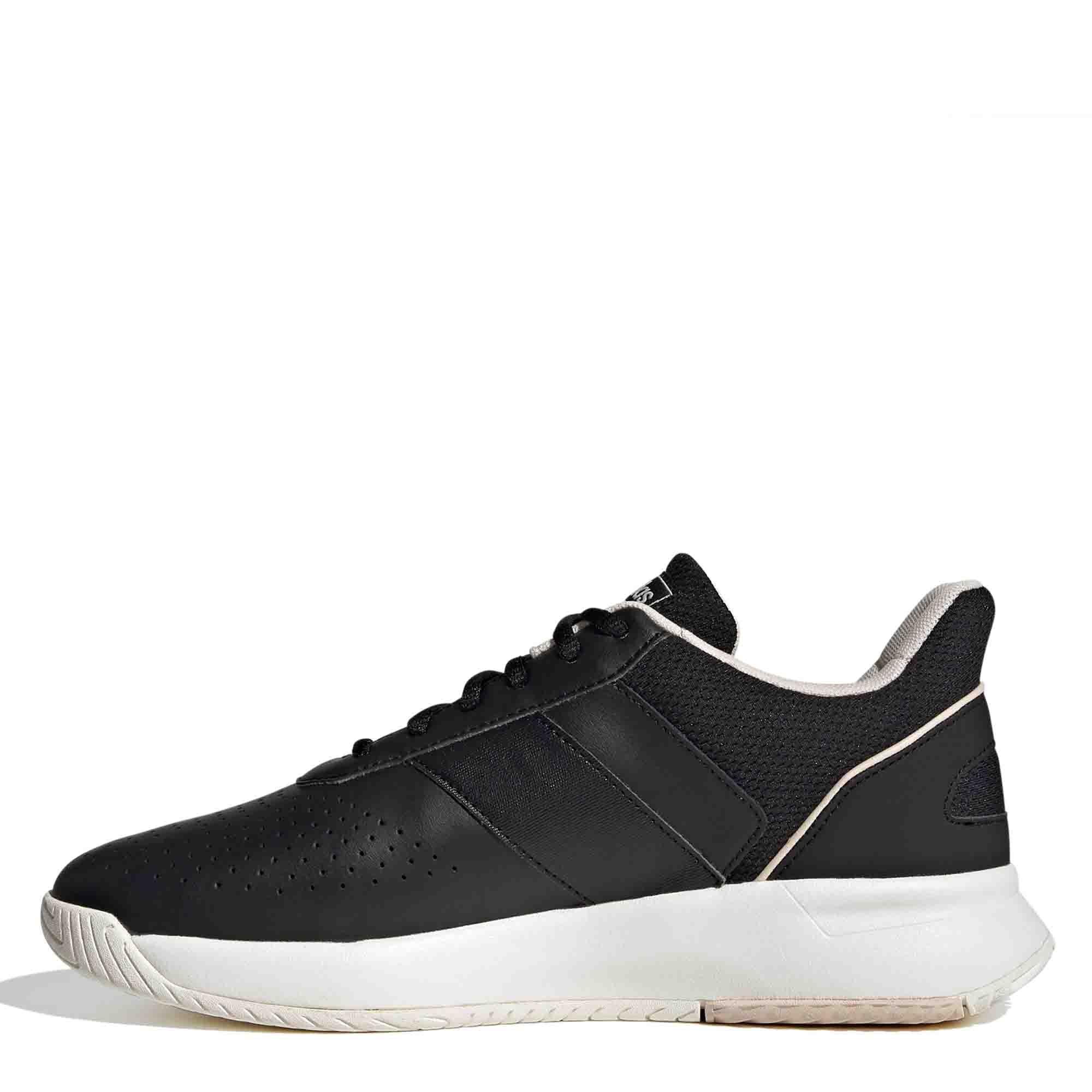 Blk/Wht/Pink - adidas - Courtsmash Womens Shoes - 2