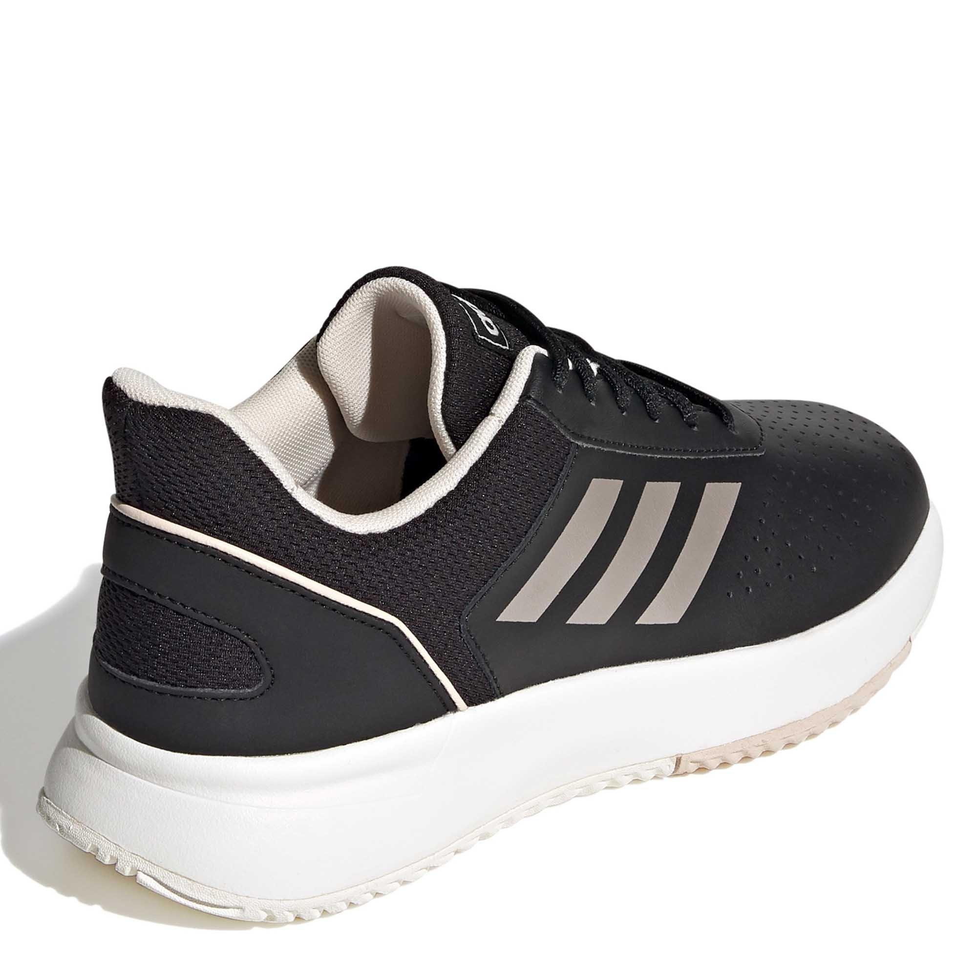Blk/Wht/Pink - adidas - Courtsmash Womens Shoes - 6
