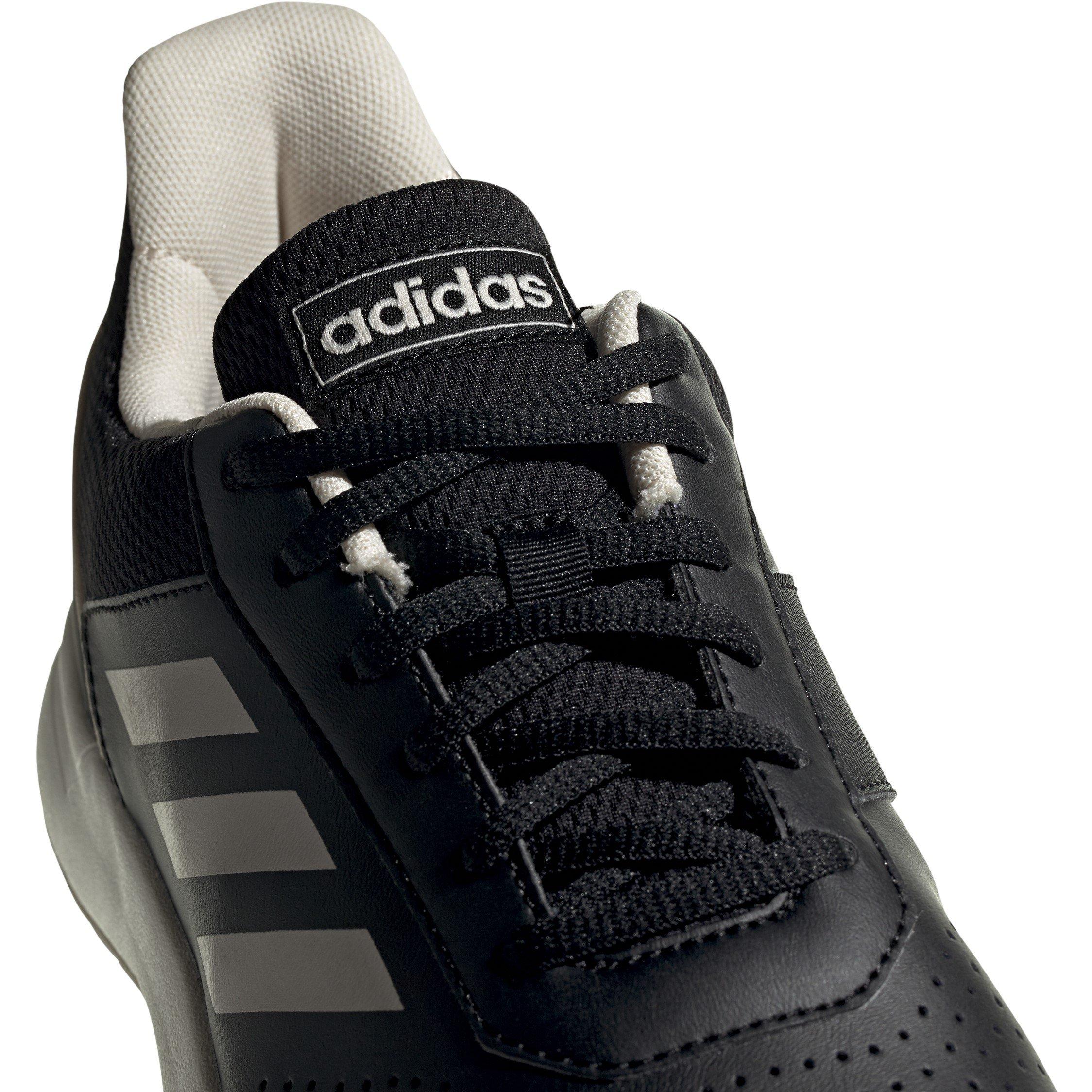 Blk/Wht/Pink - adidas - Courtsmash Womens Shoes - 7