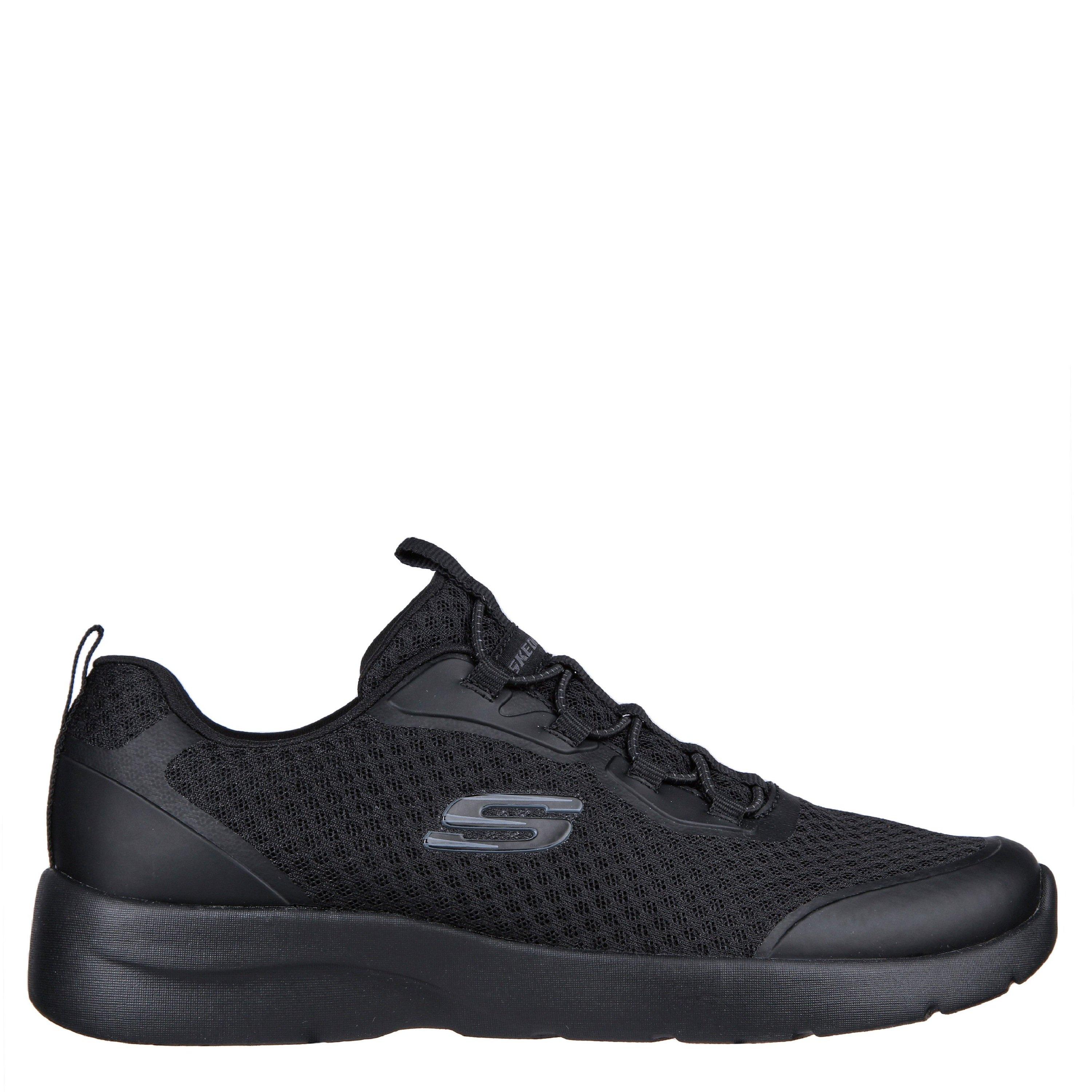 Triple Black - Skechers - Dynamight 2.0 Social Orbit Womens Trainers - 1