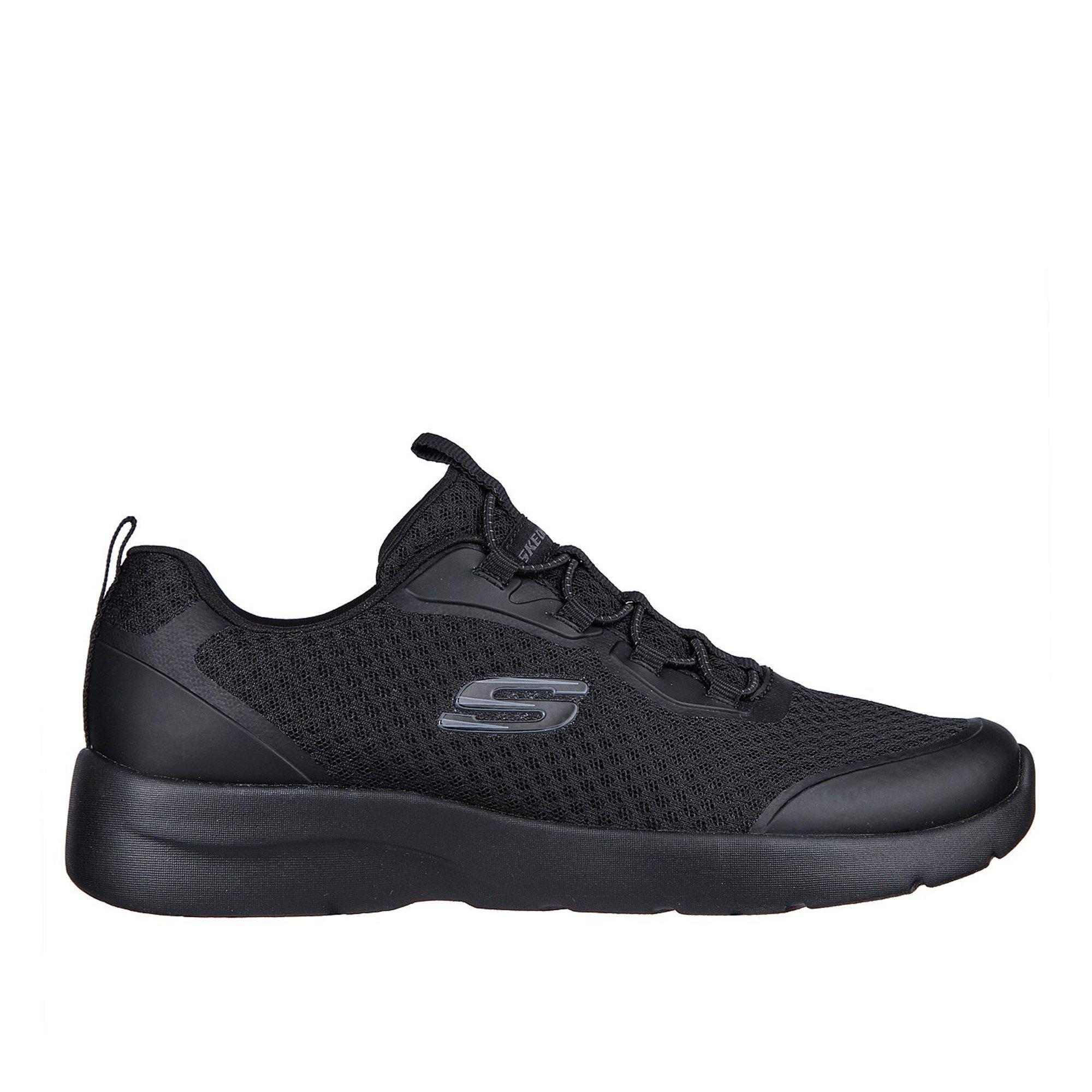Triple Black - Skechers - Dynamight 2.0 Social Orbit Womens Trainers - 4