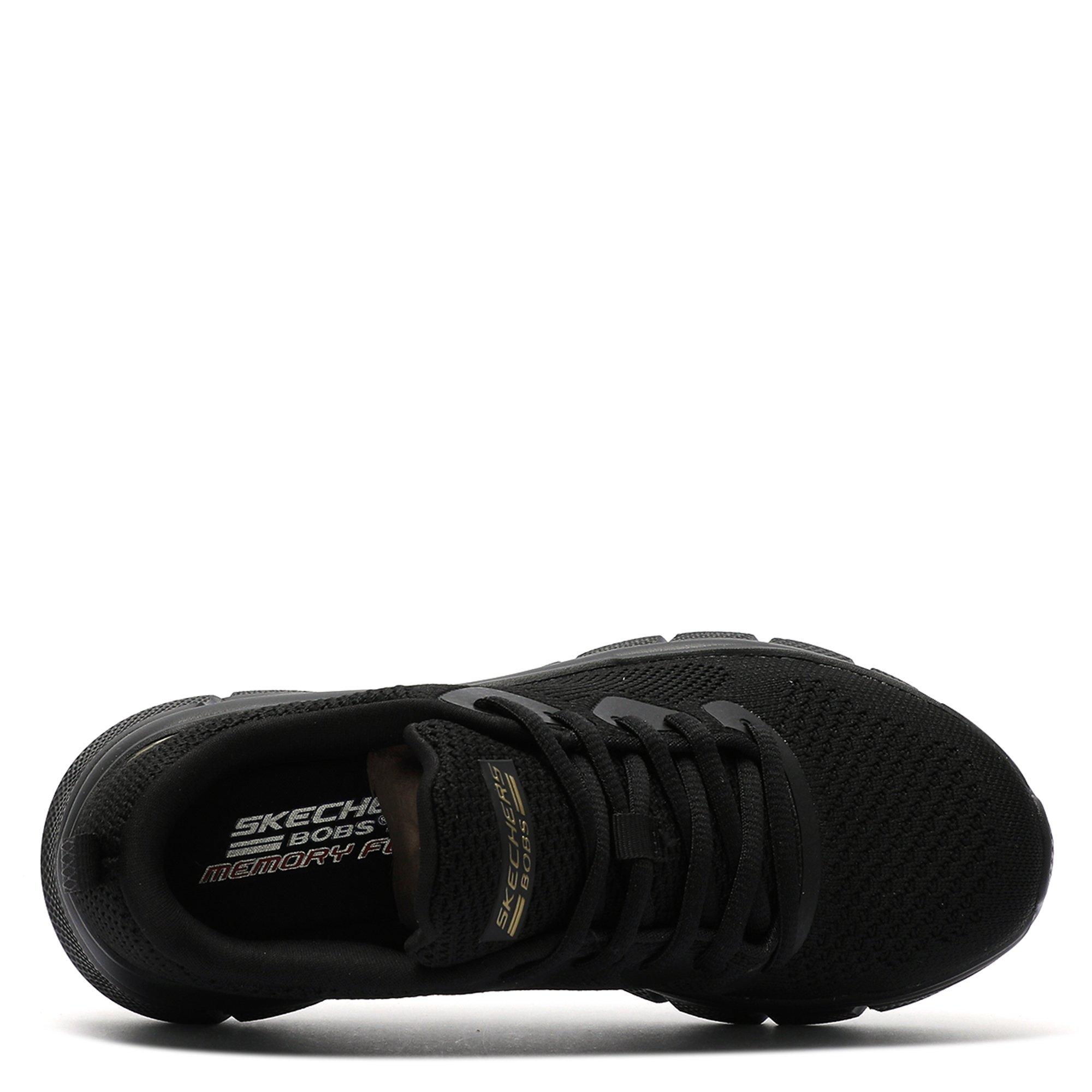 Black - Skechers - Bobs B Flex Womens Trainers - 3