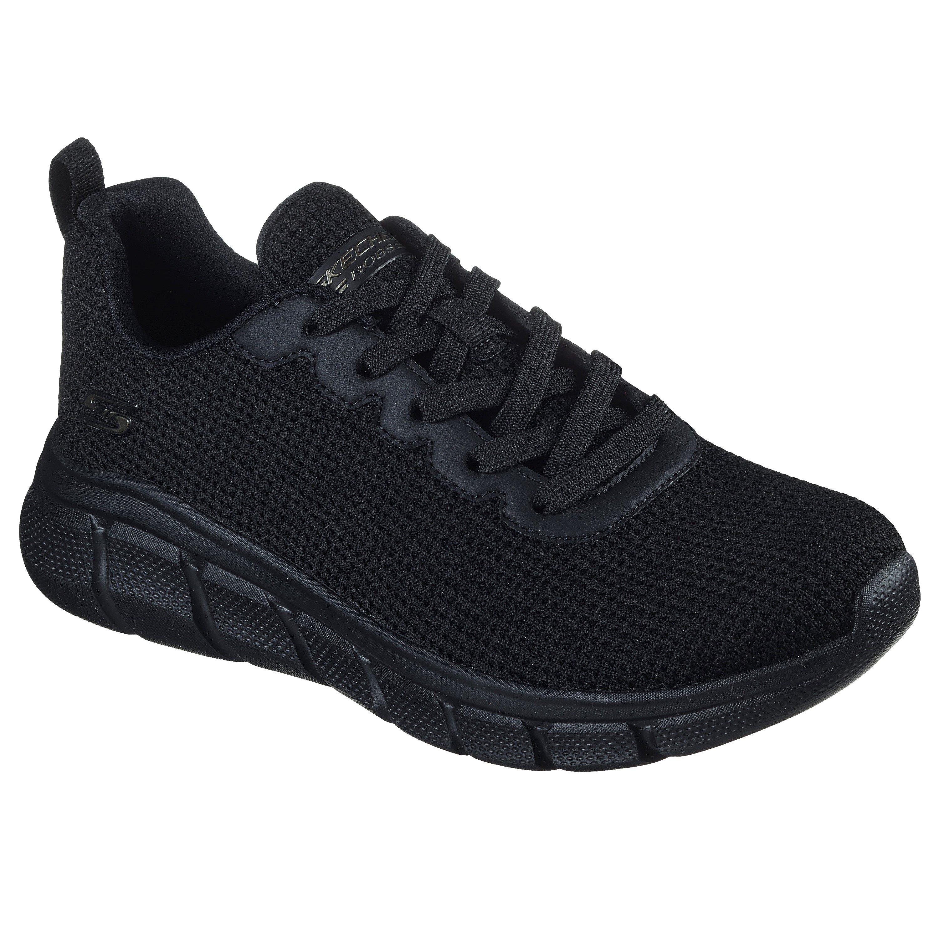 BLACK - Skechers - BOBS Sport B Flex - Visionary Essence Womens Shoes - 3
