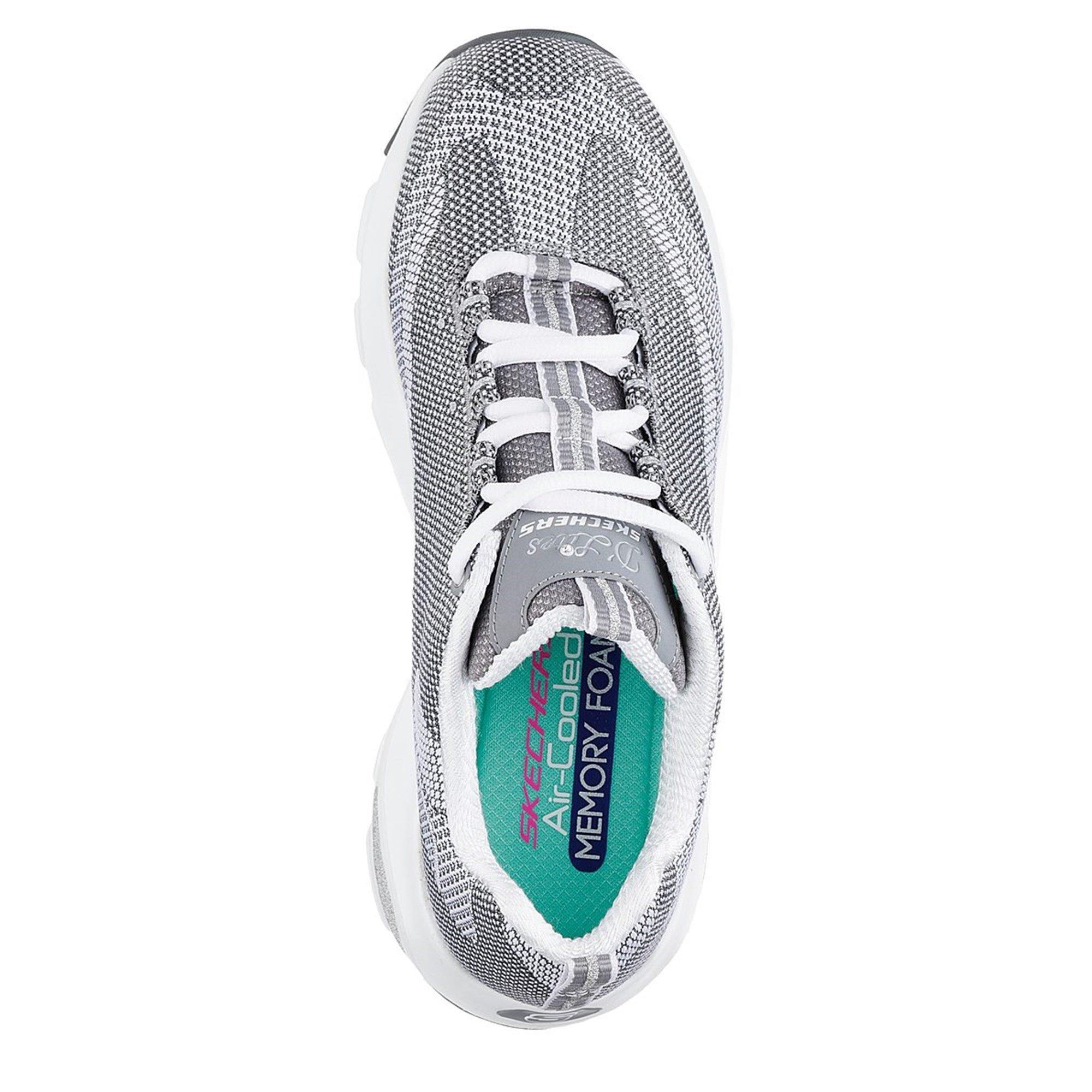 Grey/White - Skechers - D Lite Ultimate Runner - 6
