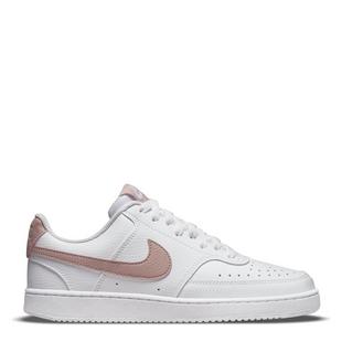 Wht/Pink Oxford - Nike - Court Vision Low Next Nature Womens Shoes - 1