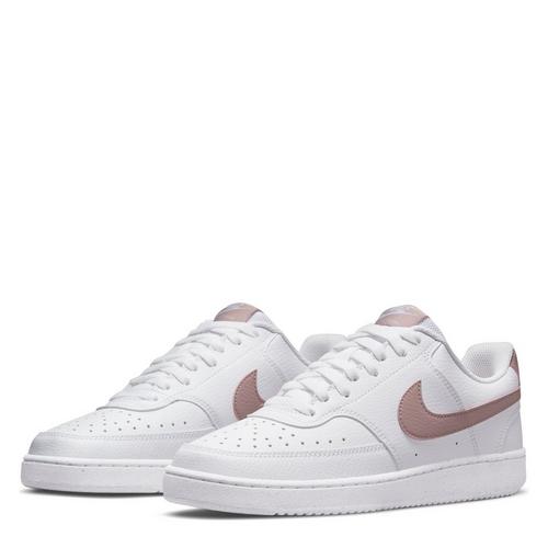 Wht/Pink Oxford - Nike - Court Vision Low Next Nature Womens Shoes - 3