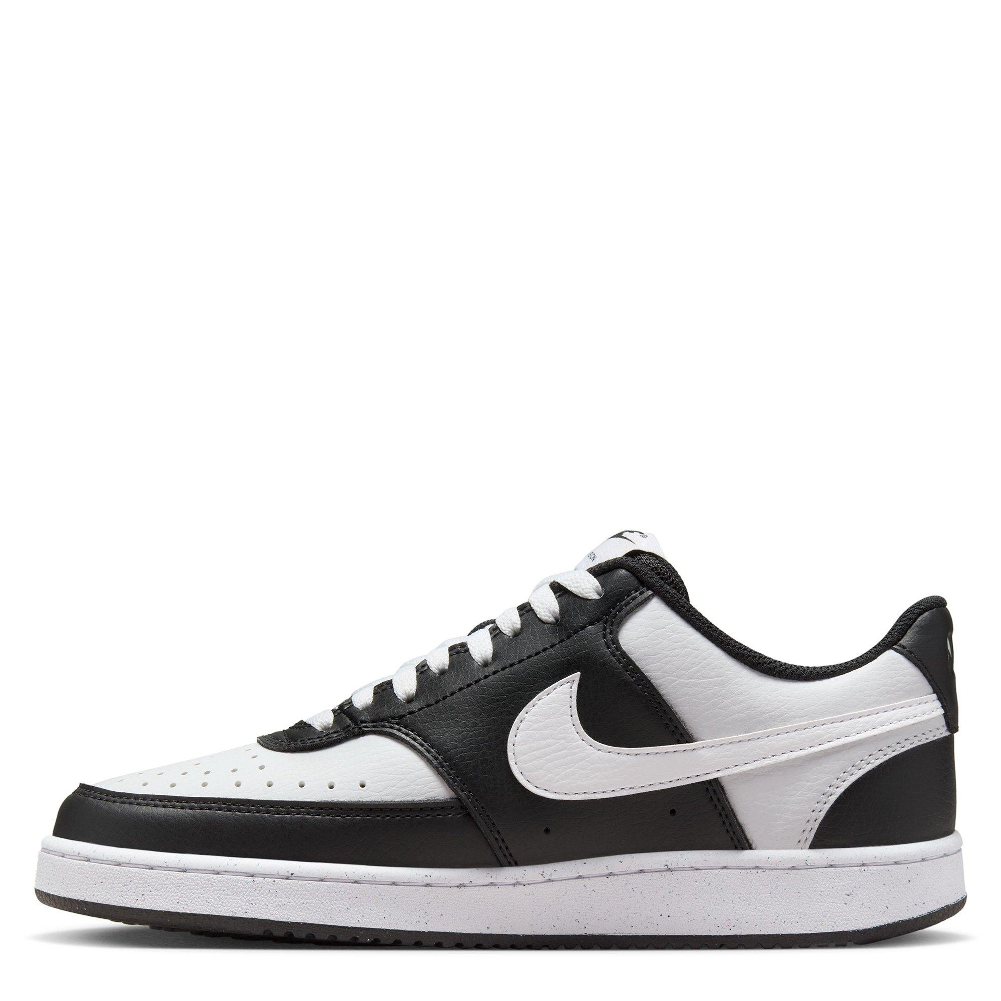 Black/White - Nike - Court Vision Low Next Nature Womens Shoes - 2
