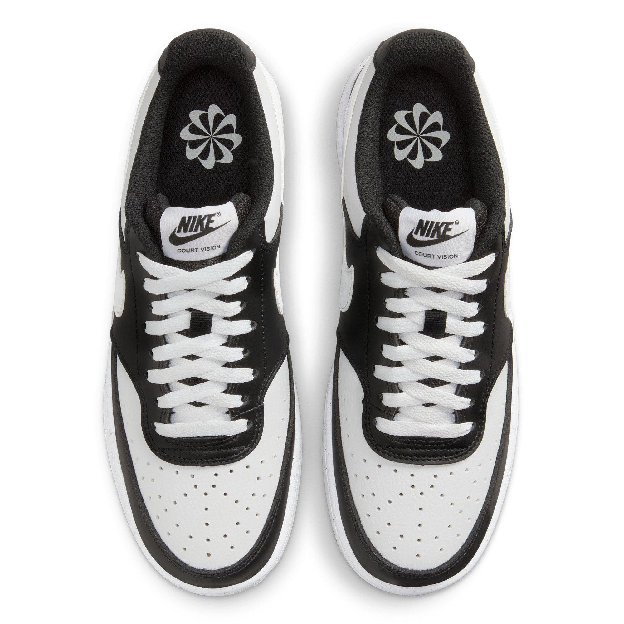 Black/White - Nike - Court Vision Low Next Nature Womens Shoes - 4