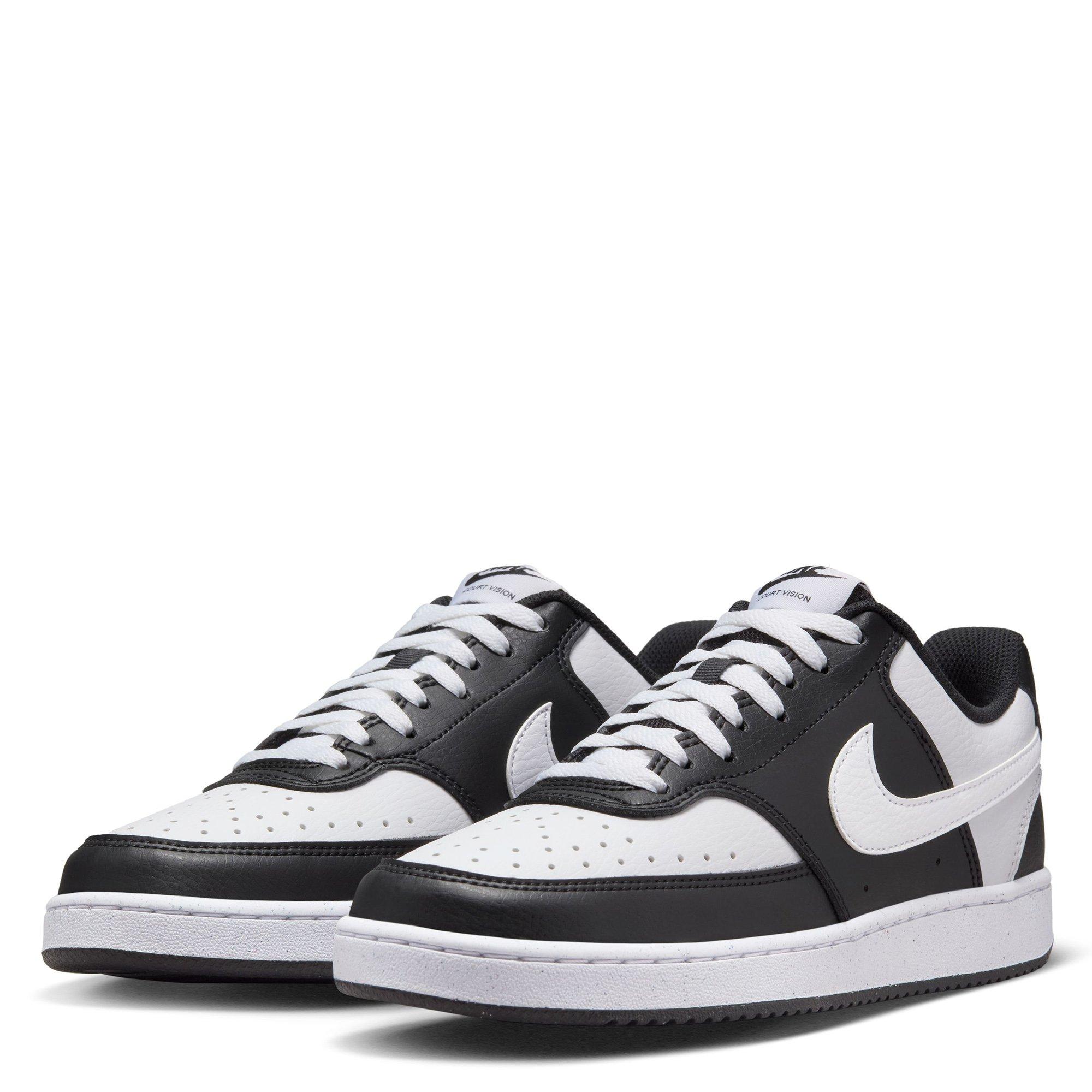 Black/White - Nike - Court Vision Low Next Nature Womens Shoes - 5