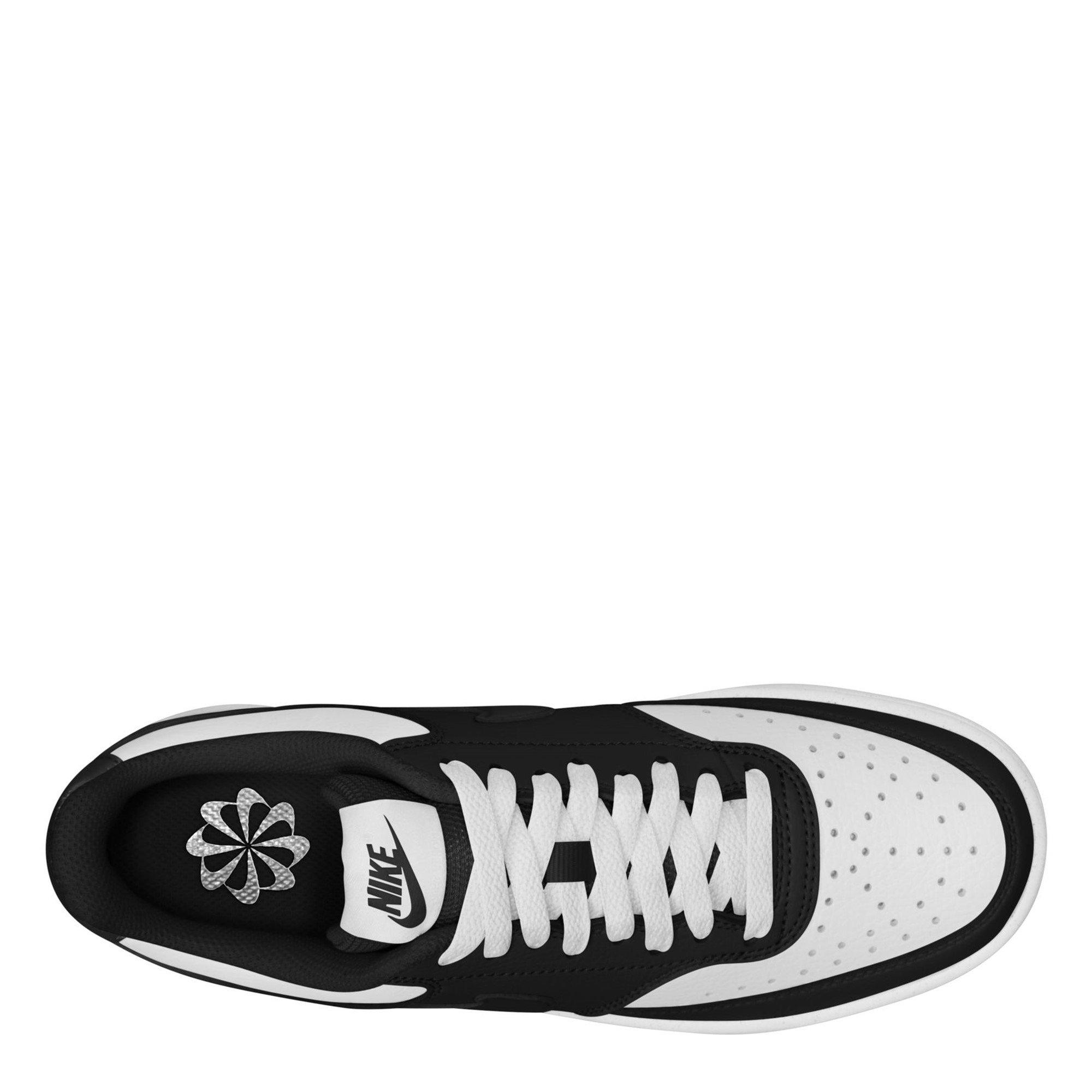 Black/White - Nike - Court Vision Low Next Nature Womens Shoes - 9